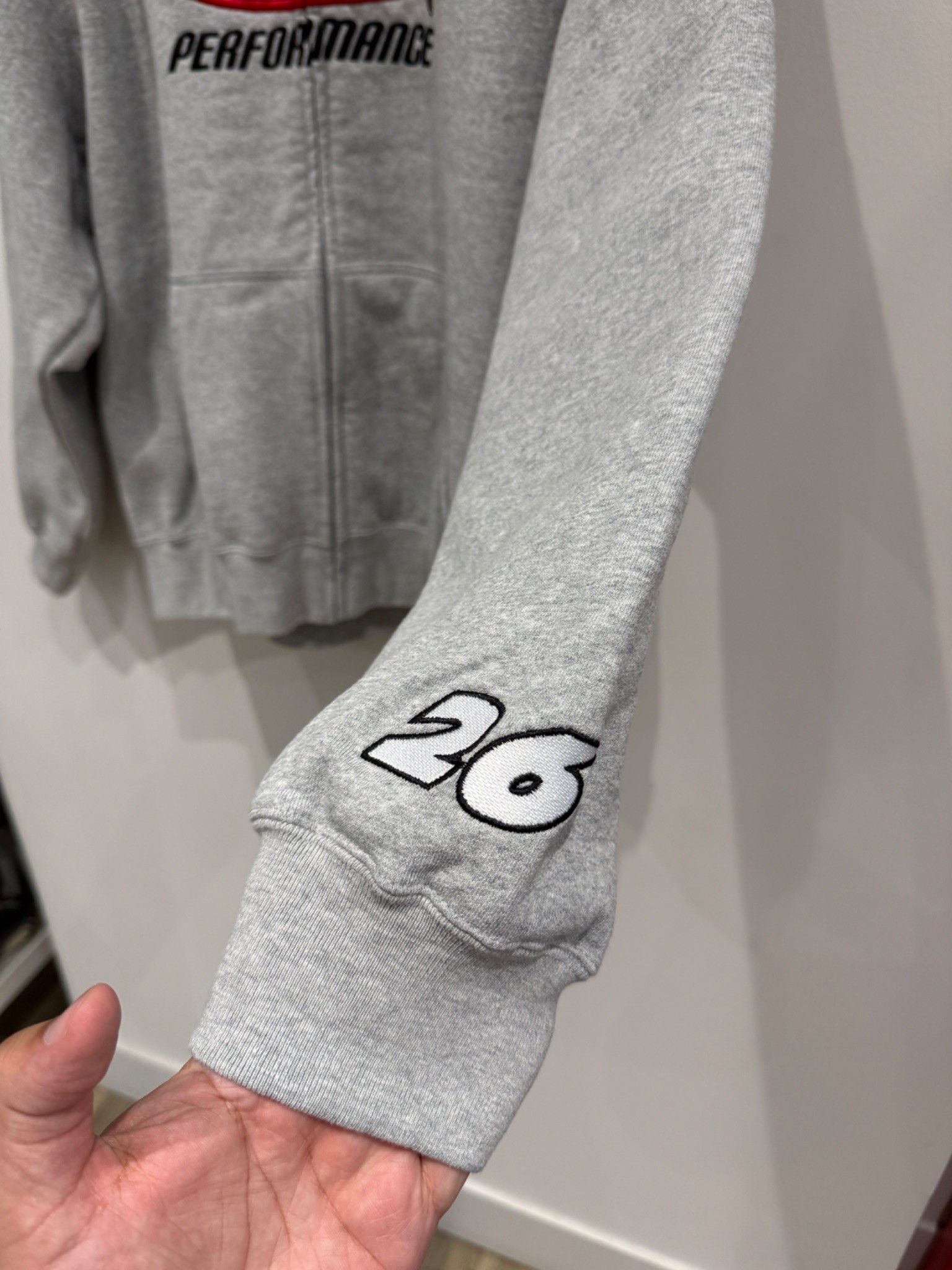 Supreme Supreme Performance Zip Up Hooded Sweatshirt Grey Size US M / EU 48-50 / 2 - 3 Thumbnail