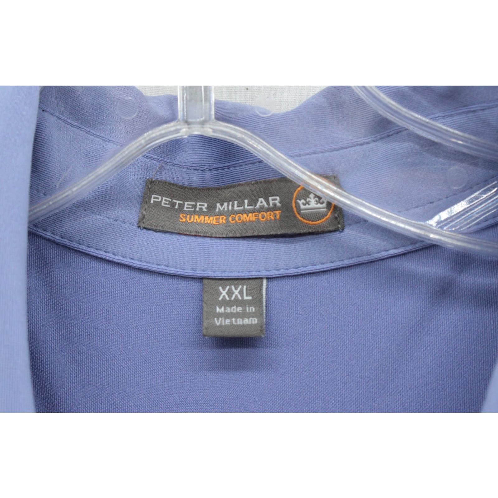Peter Millar Peter Millar Summer Comfort Polo Shirt Men's 2XL XXL Blue Golf Stretch Preppy Shirt Polo Size US XXL / EU 58 / 5 - 3 Thumbnail