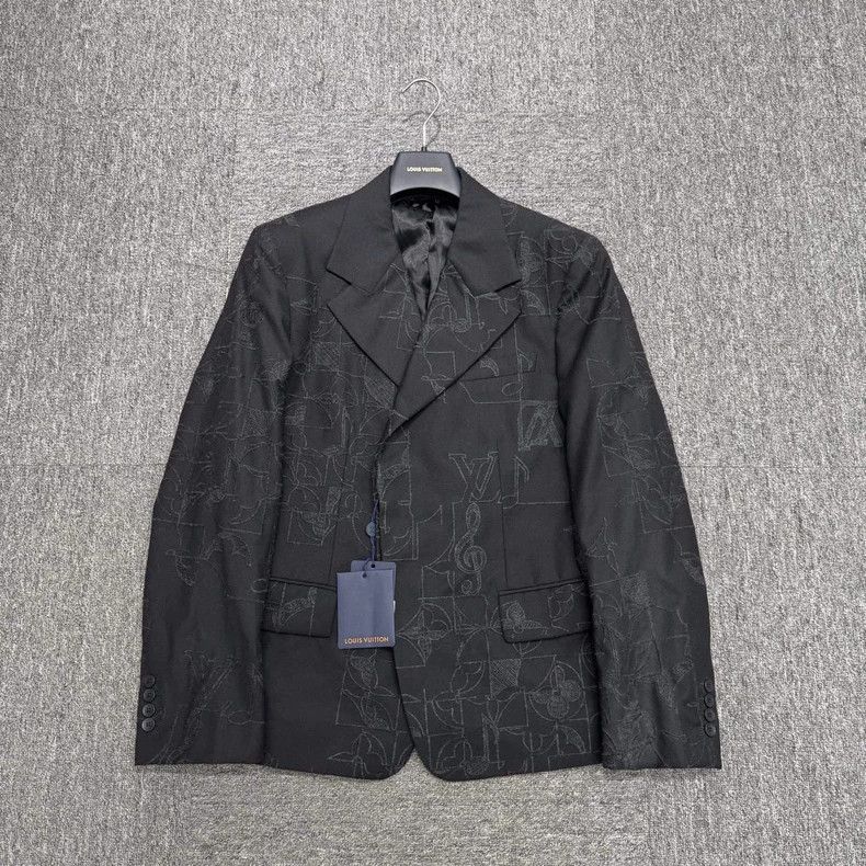 Louis Vuitton Louis Vuitton Embroidered Blazer Jacket - dmc Size US M / EU 48-50 / 2 - 1 Thumbnail