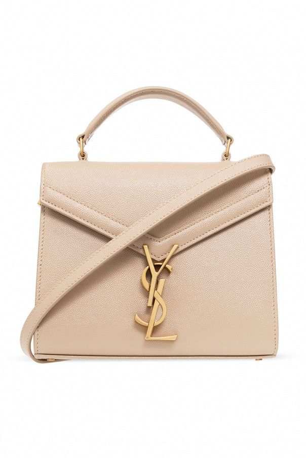 Saint Laurent Paris o1b1hav110125 Size: OS / Mini Top Handle Bag in Dark Beige Size ONE SIZE - 1 Thumbnail