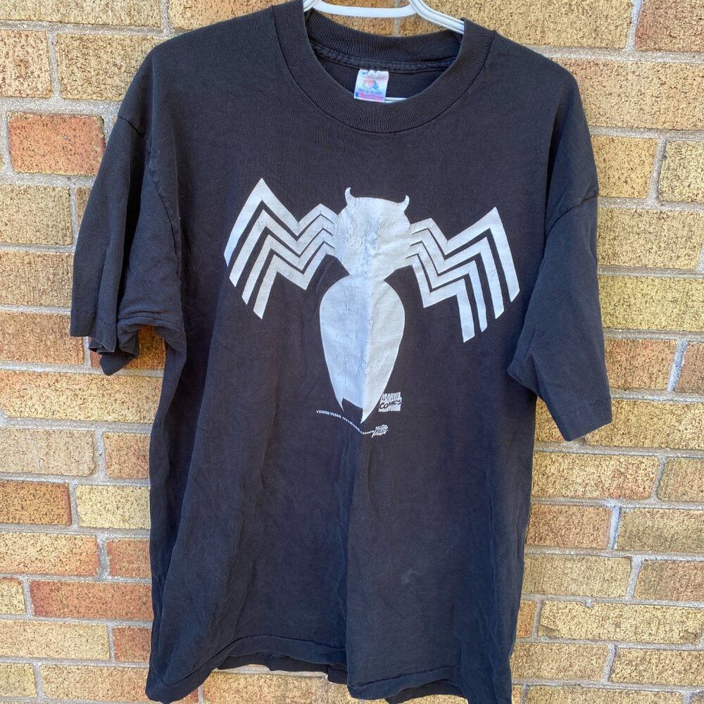 Fruit Of The Loom × Marvel Comics × Vintage Vintage 1993 Marvel Venom VNS846 Marvel Comics Spiderman Pr Size US XL / EU 56 / 4 - 4 Thumbnail