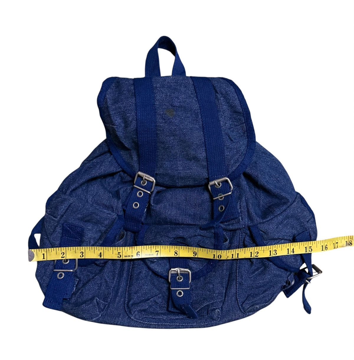 Japanese Brand SACS GS Denim Bagpack Vintage Size ONE SIZE - 6 Thumbnail