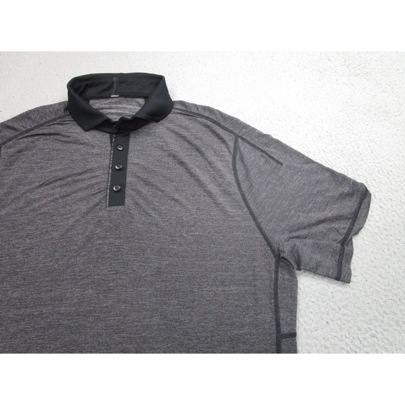 Lululemon Lululemon Polo Shirt Mens XL Athletic Golf Performance Lightweight Breathable Size US XL / EU 56 / 4 - 2 Thumbnail