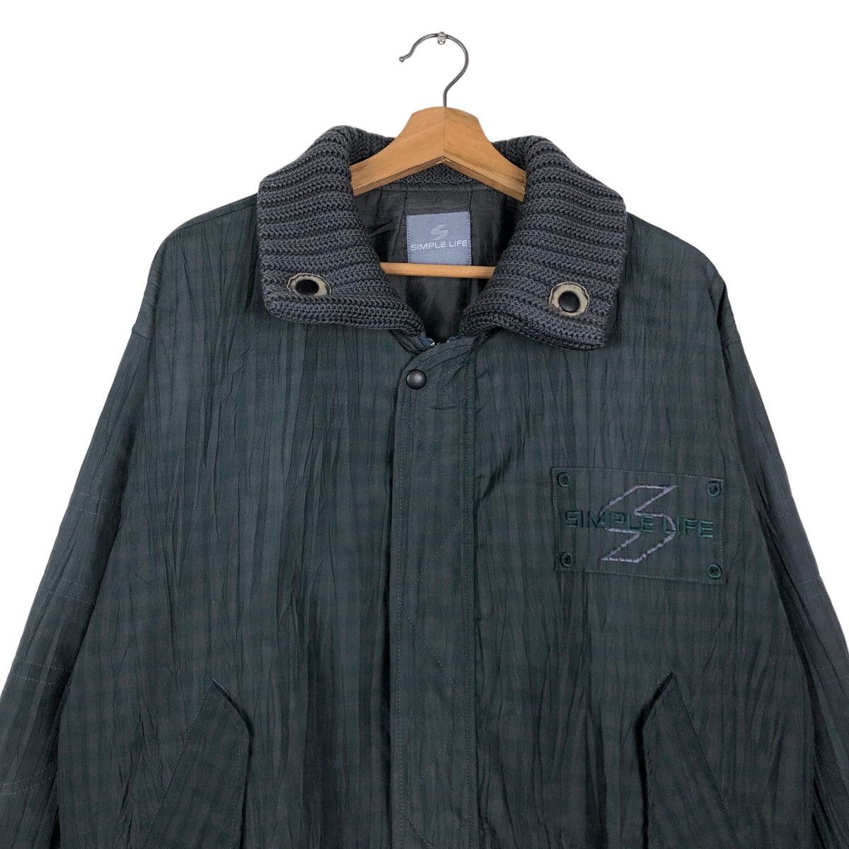Japanese Brand 🔥Vtg Riot Bomber Jacket Parachute Simple Life Issey Miyake Size US L / EU 52-54 / 3 - 3 Thumbnail