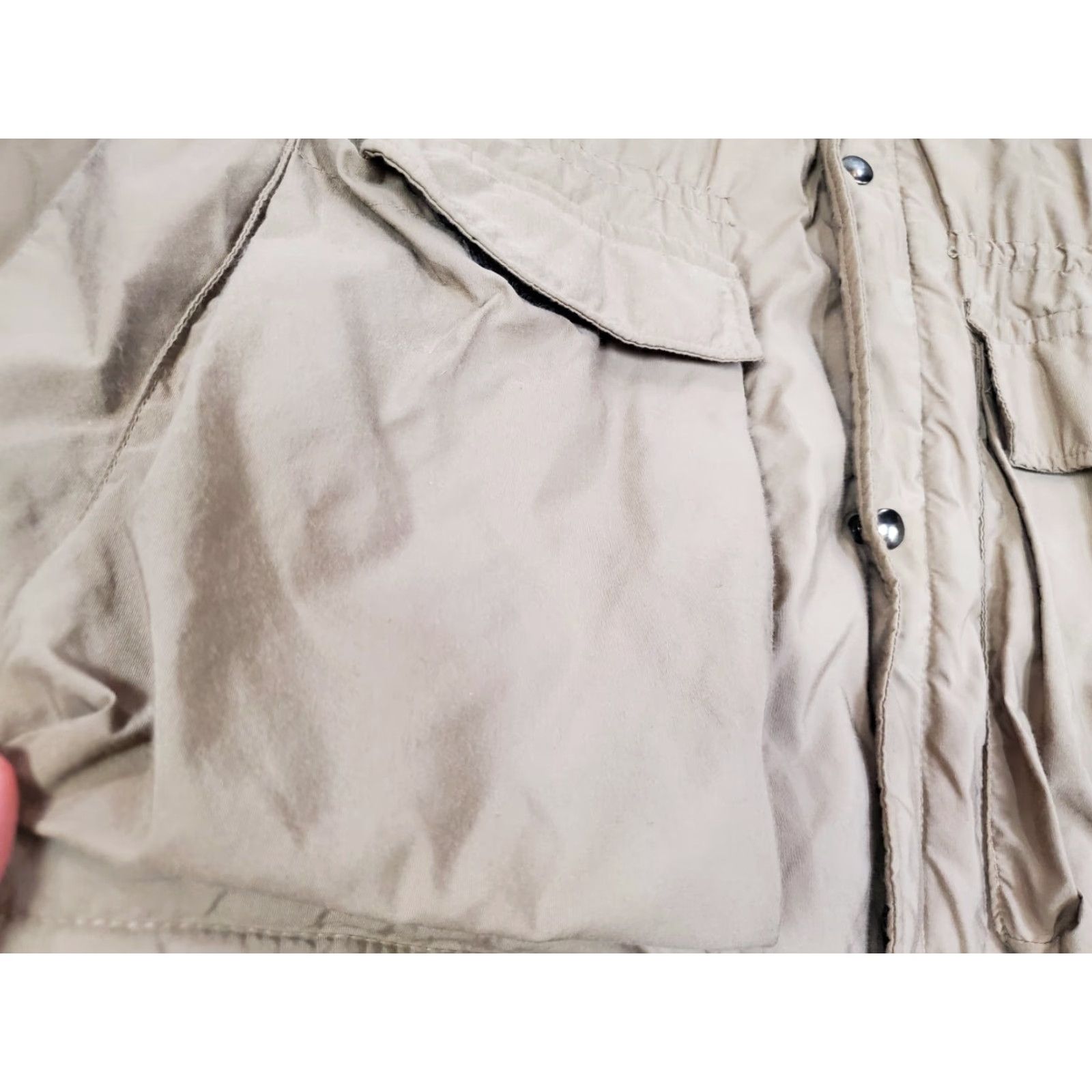 Pendleton VINTAGE Pendleton Jacket Mens XL Beige Wool Lined Coat Field Chore Military Jacket 80s 90s Outdoorsman Pockets Mens Size US XL / EU 56 / 4 - 6 Thumbnail