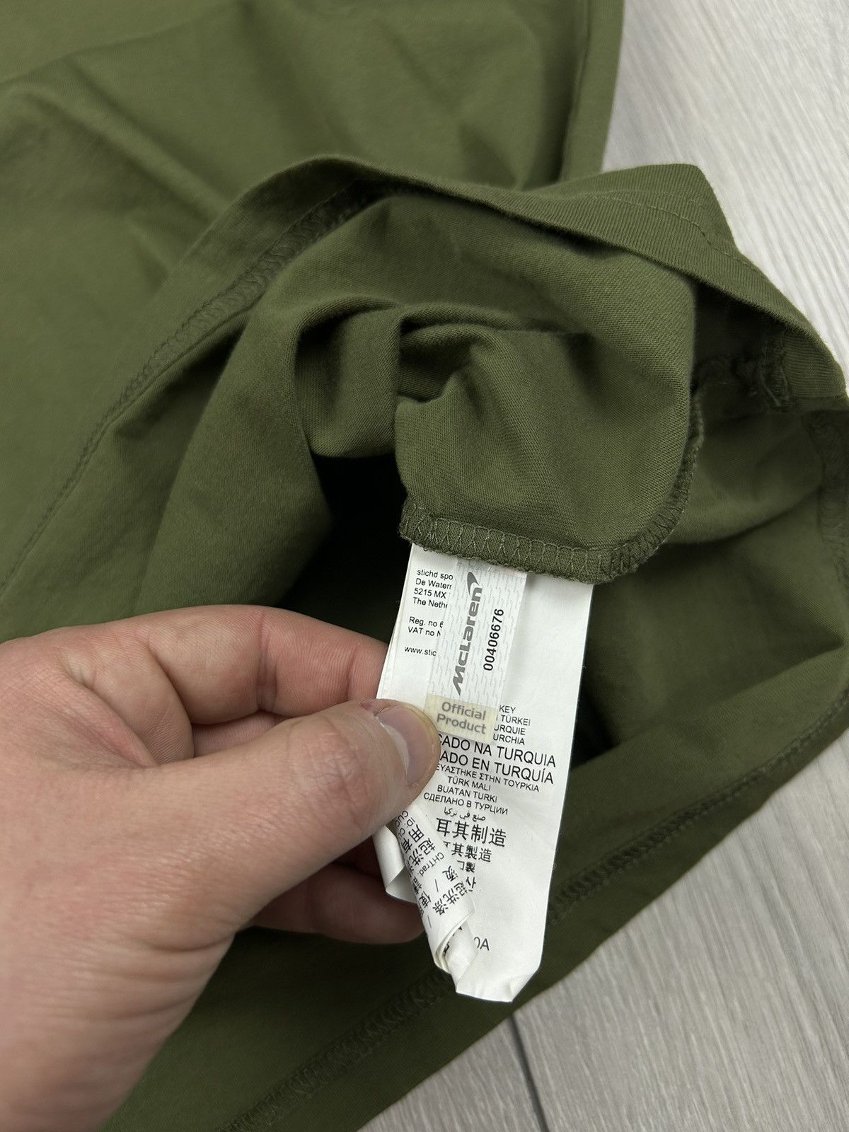 Other McLaren Khaki T Shirt Size M - L Size US L / EU 52-54 / 3 - 4 Thumbnail