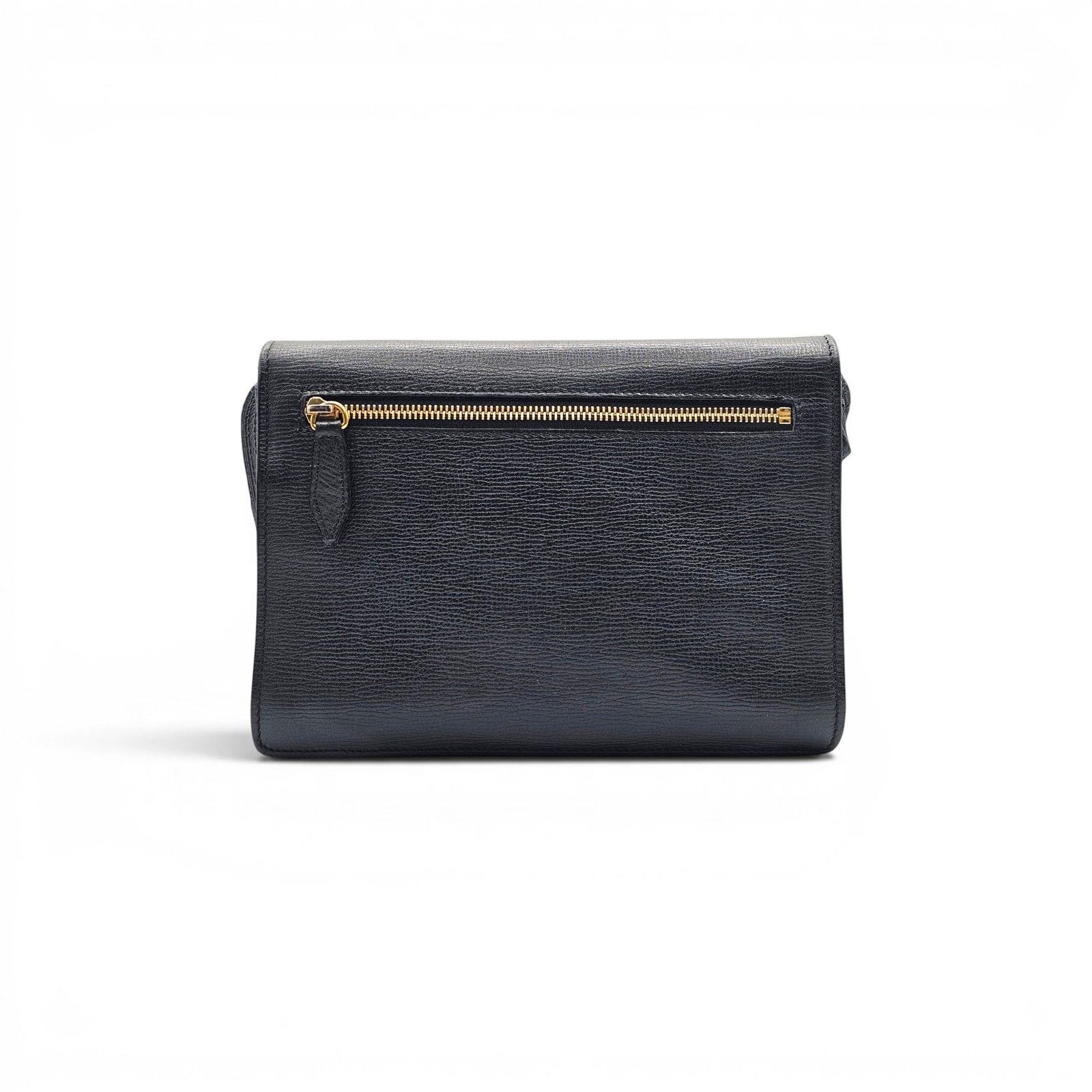 Burberry Small Macken House Check Leather Crossbody Bag in Black Size ONE SIZE - 2 Thumbnail