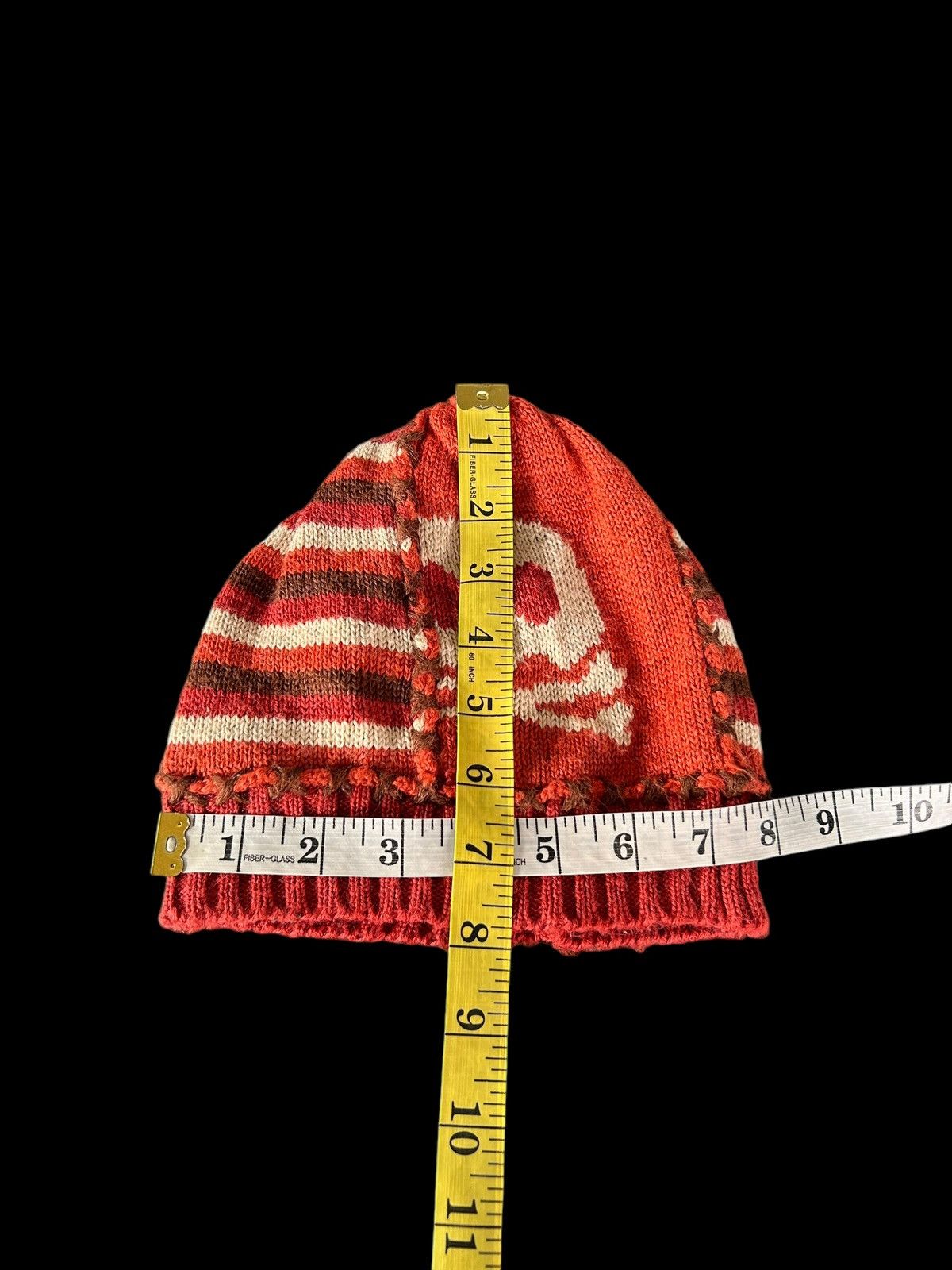 Japanese Brand × Kapital × Vintage Skull Crochet Knitt Japanese Style Beanie Hats Rare 🎌☠️☠️ Size ONE SIZE - 7 Thumbnail