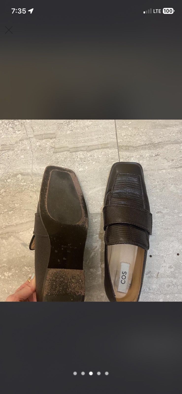 Cos Cos brown leather loafers Size US 8.5 / IT 38.5 - 2 Thumbnail