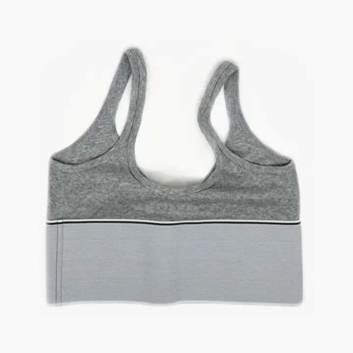 Alexander Wang Alexander Wang Grey Logo Athletic Crop Top - Size XS / US 0-2 / IT 36-38 - 3 Thumbnail