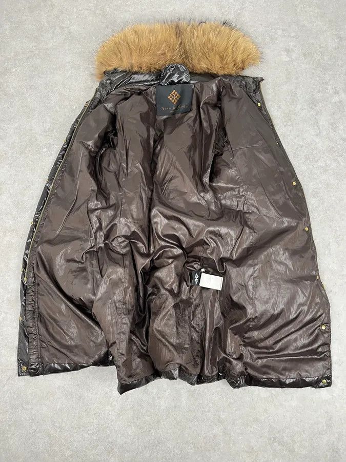 Vintage 2000s Vintage Dark Brown Puffer Long Jacket Size US S / EU 44-46 / 1 - 7 Thumbnail