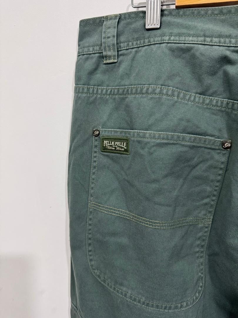 Pelle Pelle × Vintage Vintage Y2K Pelle Pelle Ultra Blue Baggy Pants Size US 35 - 6 Thumbnail