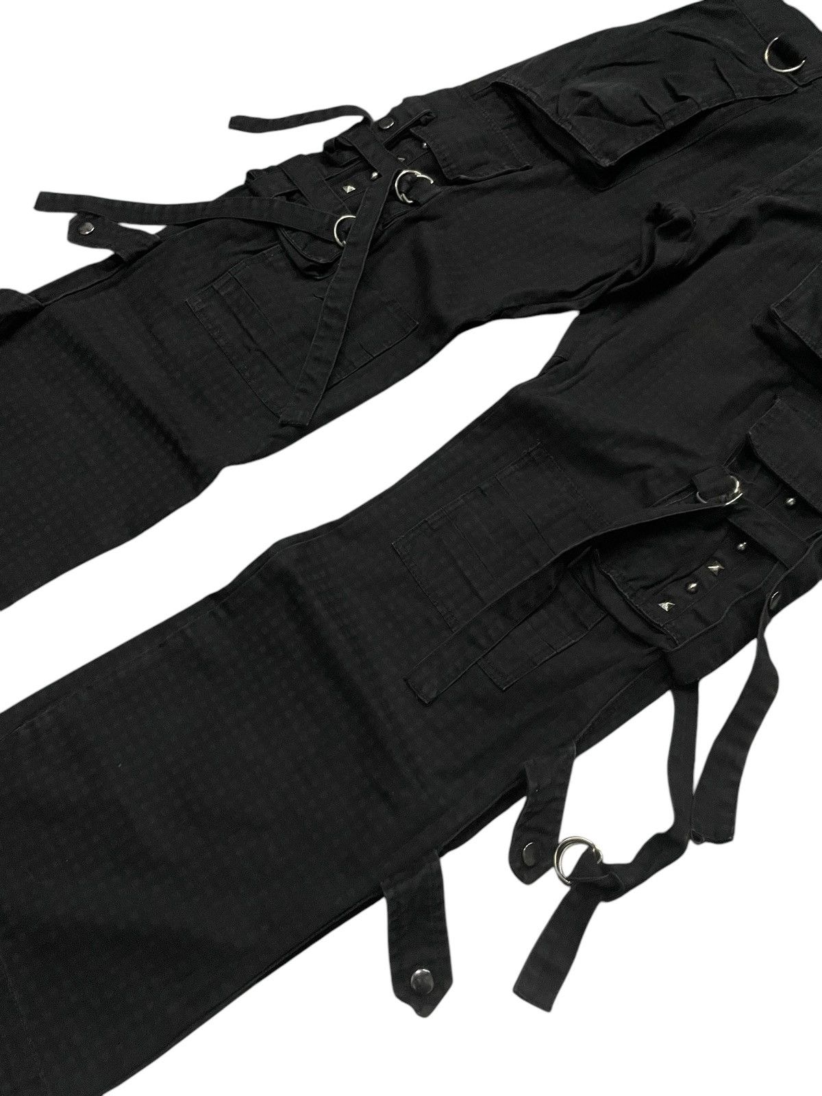 Hysteric Glamour × Japanese Brand × Tripp NYC Planet Five Japan Raver Studded Bondage Loose Jeans Size US 33 - 15 Thumbnail