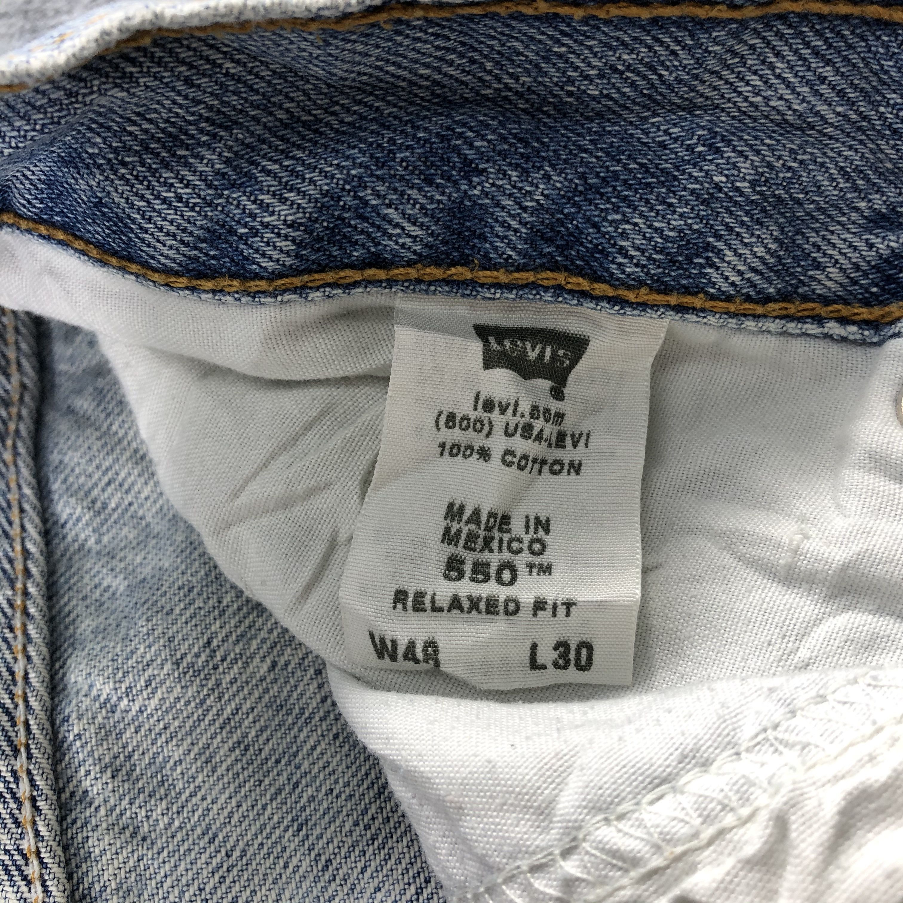 Levi's × Vintage Vintage Levis Jeans Lot 550-JM974 Size US 44 / EU 60 - 9 Thumbnail