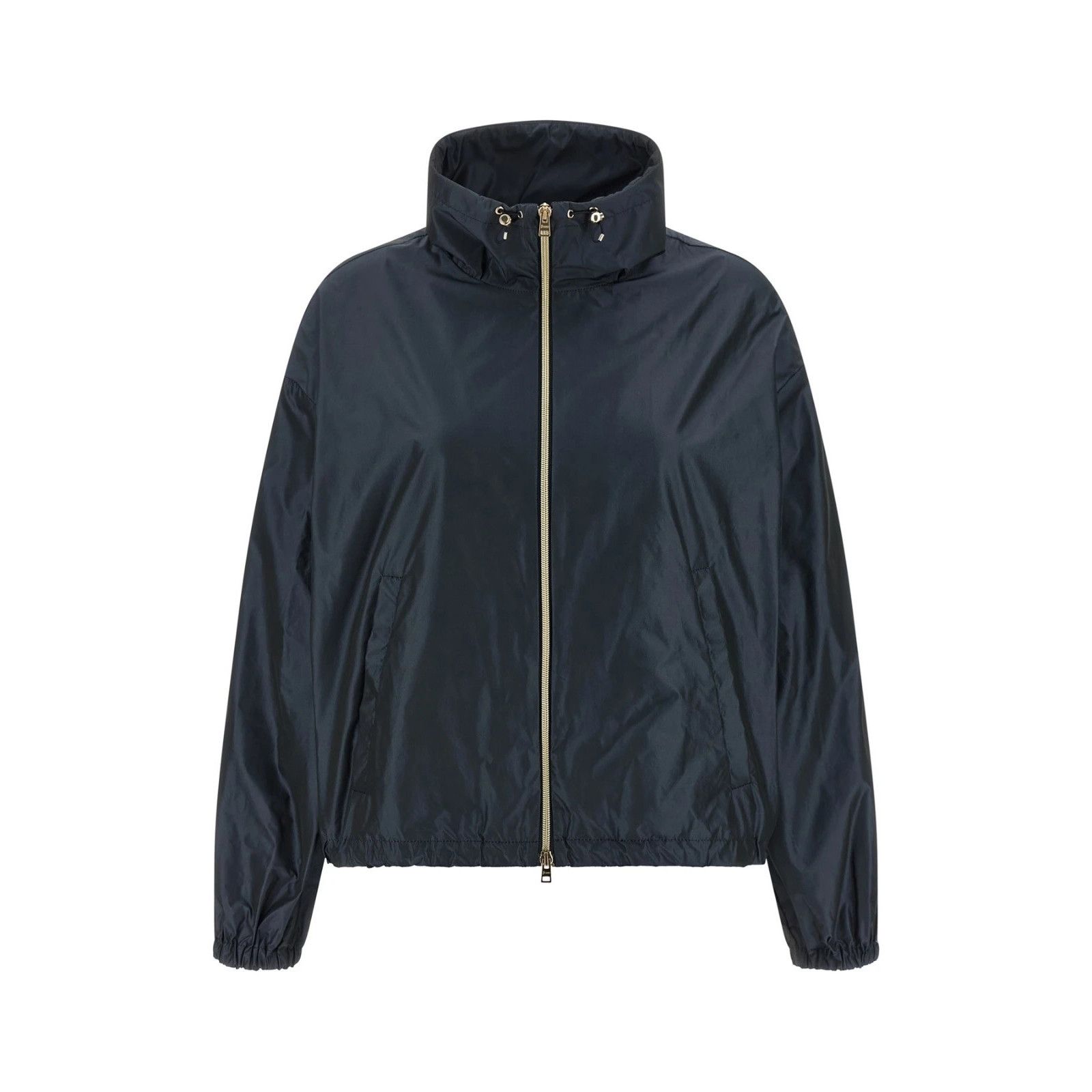 HERNO New Techno Taffeta Blue Jacket New & Authentic (Women