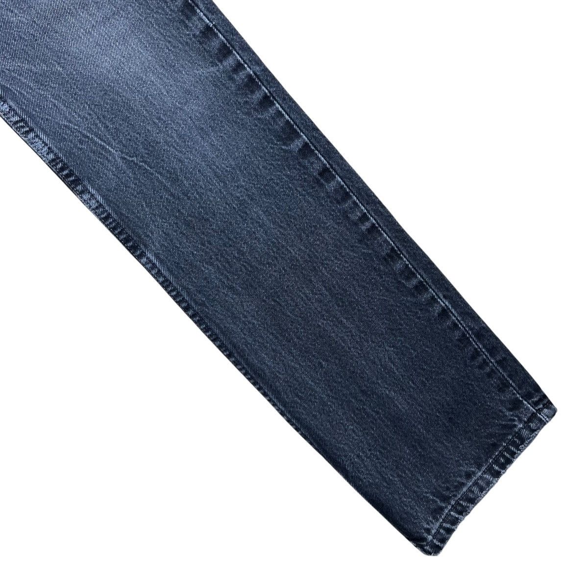 Levi's 1990s Levi’s 501 Button Fly Made In USA Black Denim Jeans Size US 26 / EU 42 - 9 Thumbnail