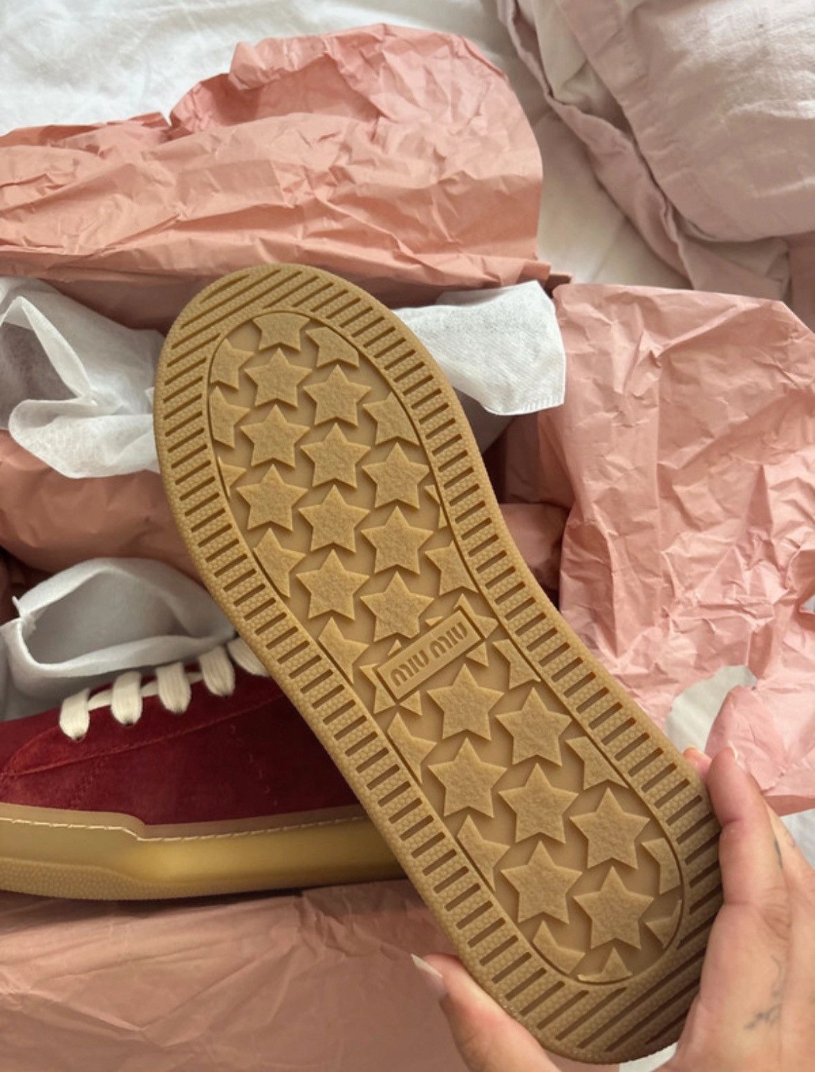 Miu Miu Miu miu bleached sneakers Size US 8.5 / IT 38.5 - 7 Thumbnail