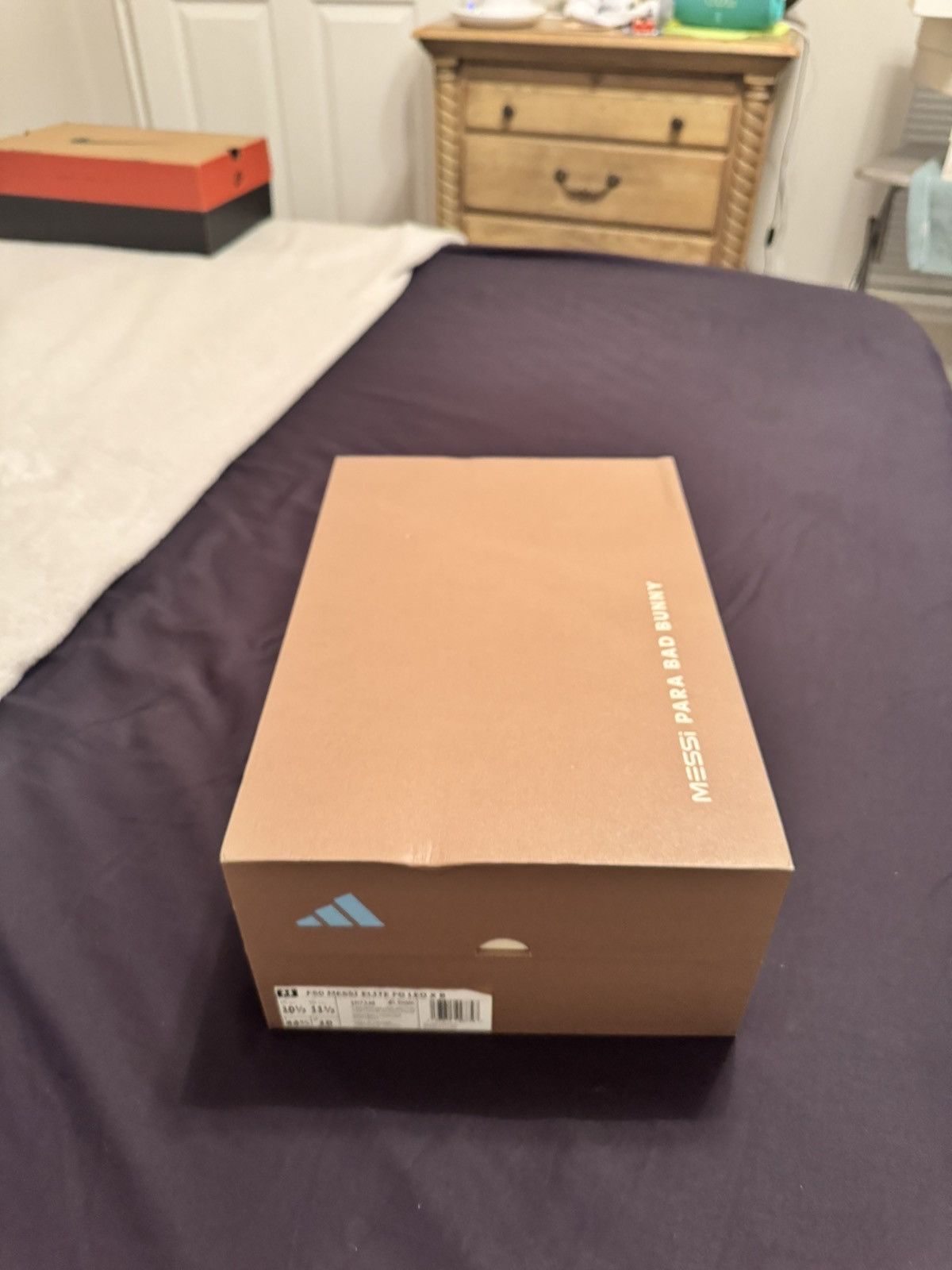 Other Adidas F50 Messi Elite FG Bad Bunny Football Cleats Brown Size US 10.5 / EU 43-44 - 17 Thumbnail