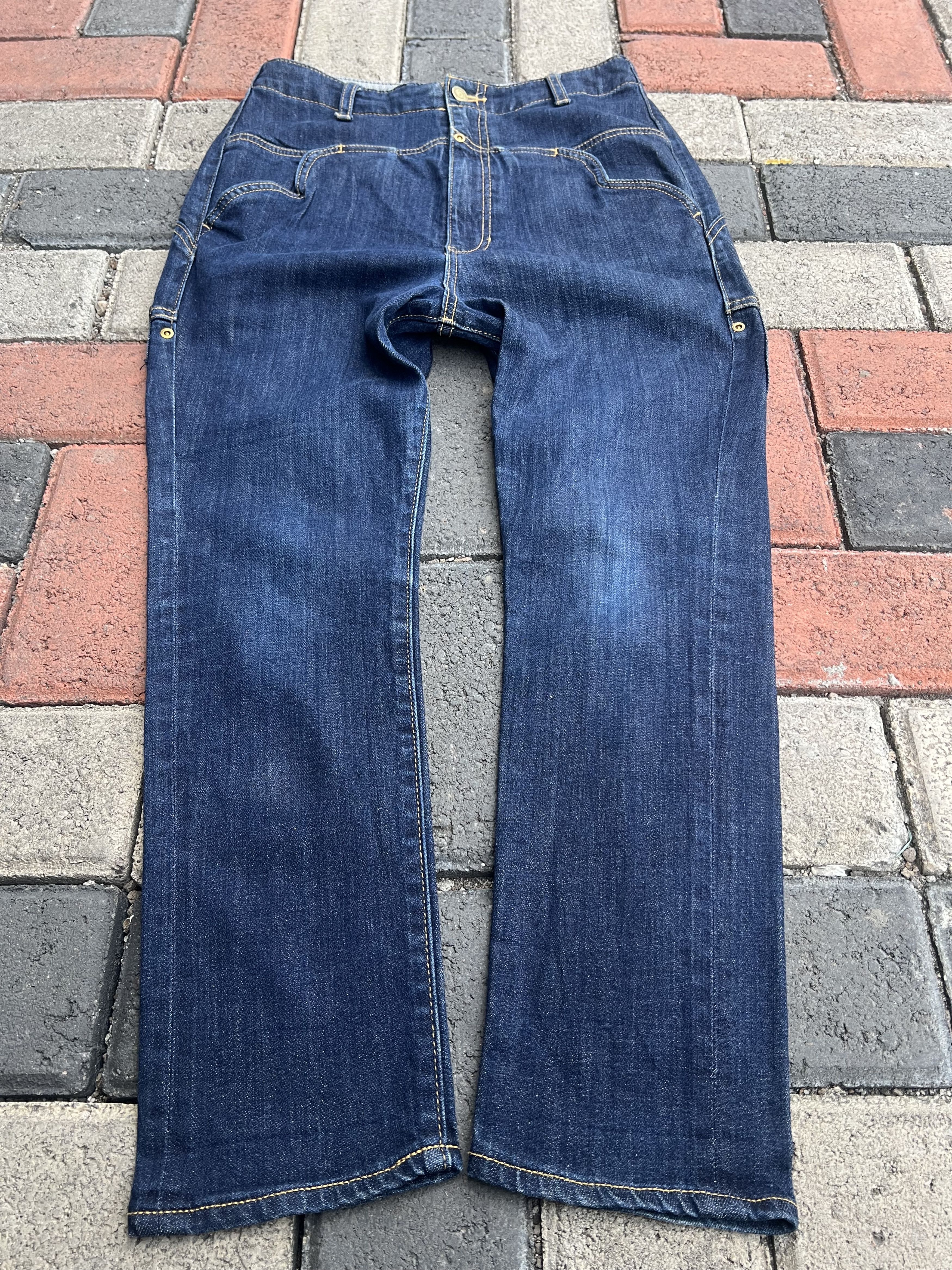 mercibeaucoup 2000s Issey Miyake Bootcut Designer Denim y2k Lgb Ifsix Size US 26 / EU 42 - 1 Thumbnail