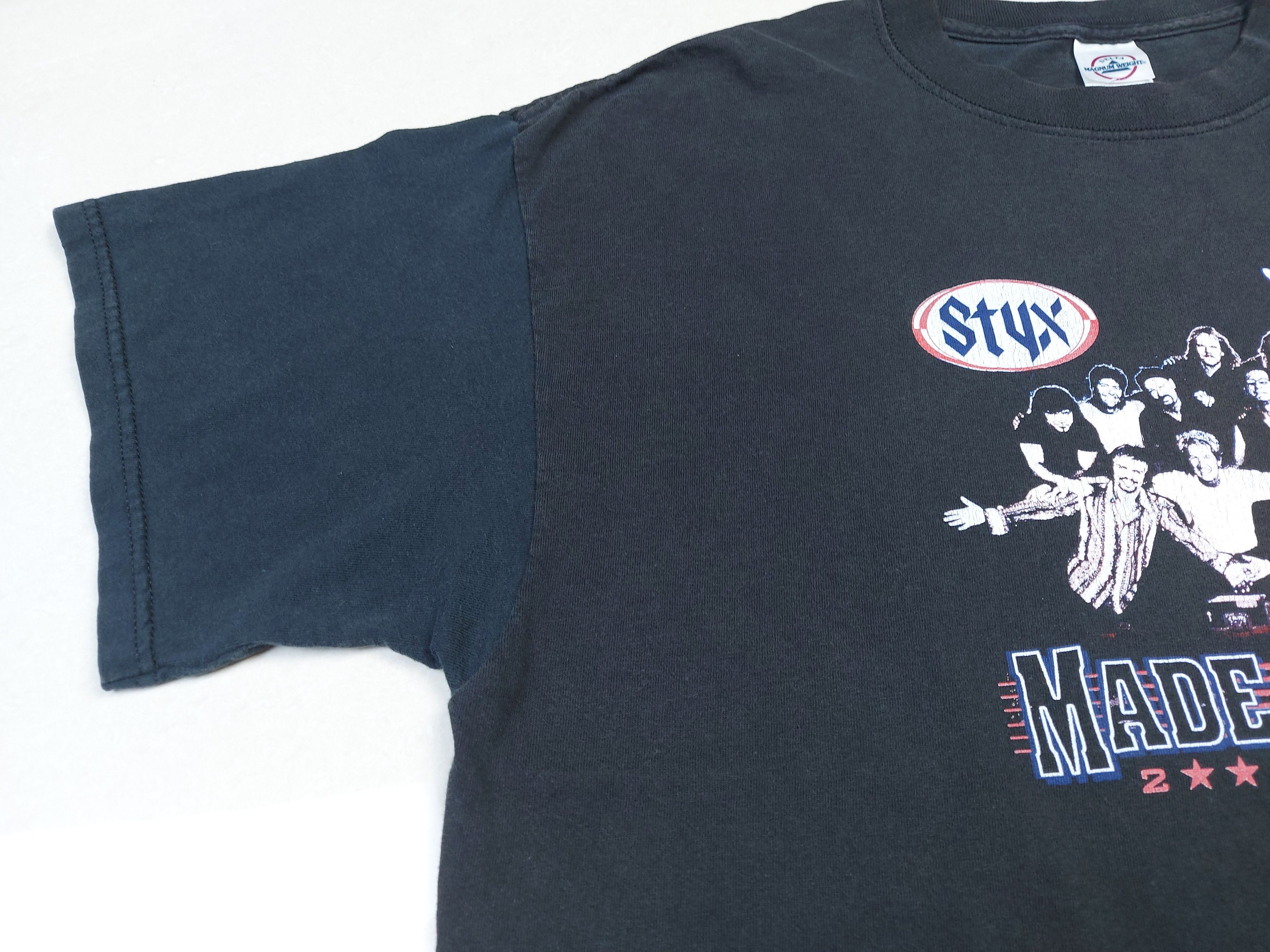Band Tees × Vintage Vintage 2003 STYX REO Speedwagon Made In USA Tour Merch TEE Size US XL / EU 56 / 4 - 15 Thumbnail