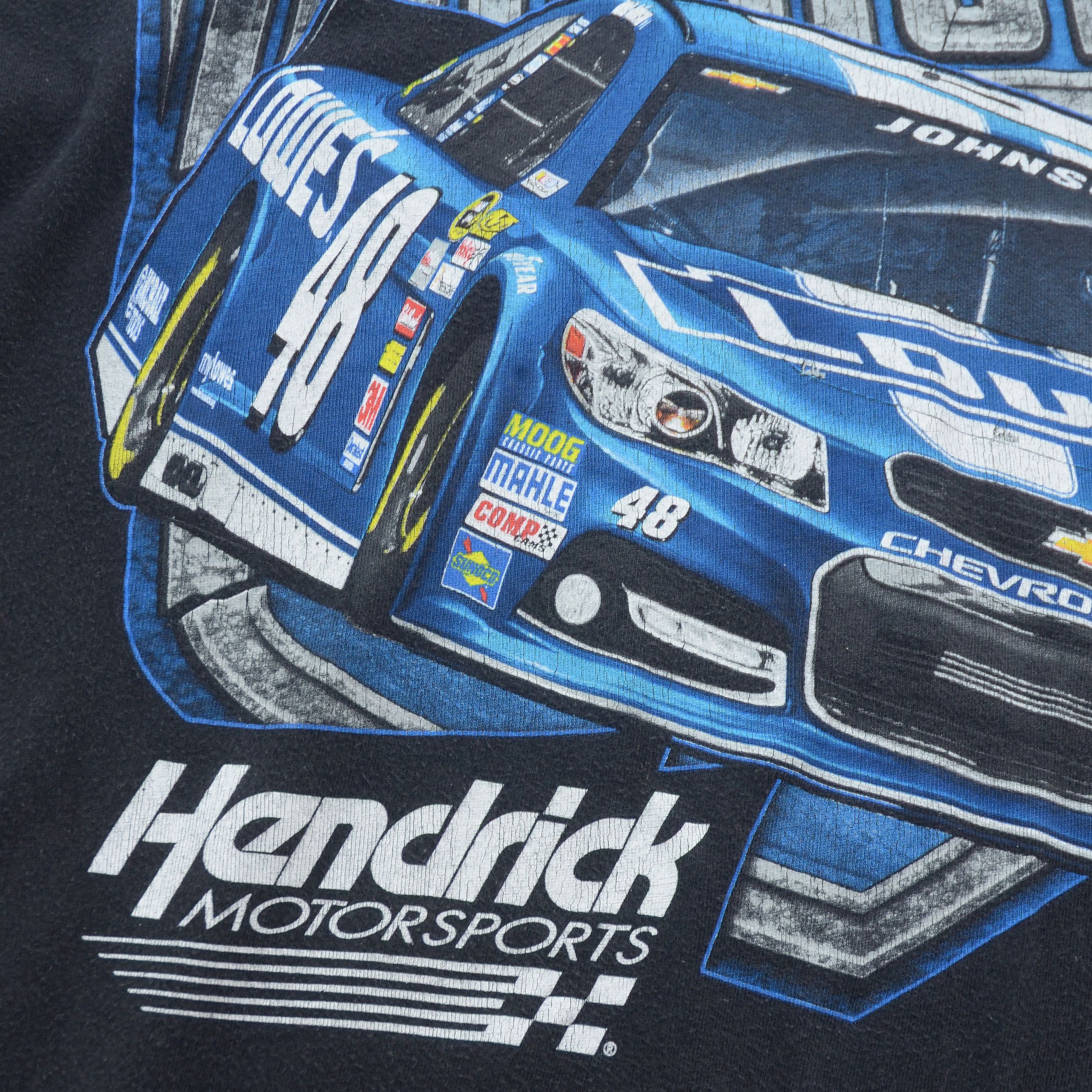 Formula 1 NASCAR Jimmie Johnson #48 Lowes T-Shirt Graphic Racing Merch Size US L / EU 52-54 / 3 - 4 Thumbnail