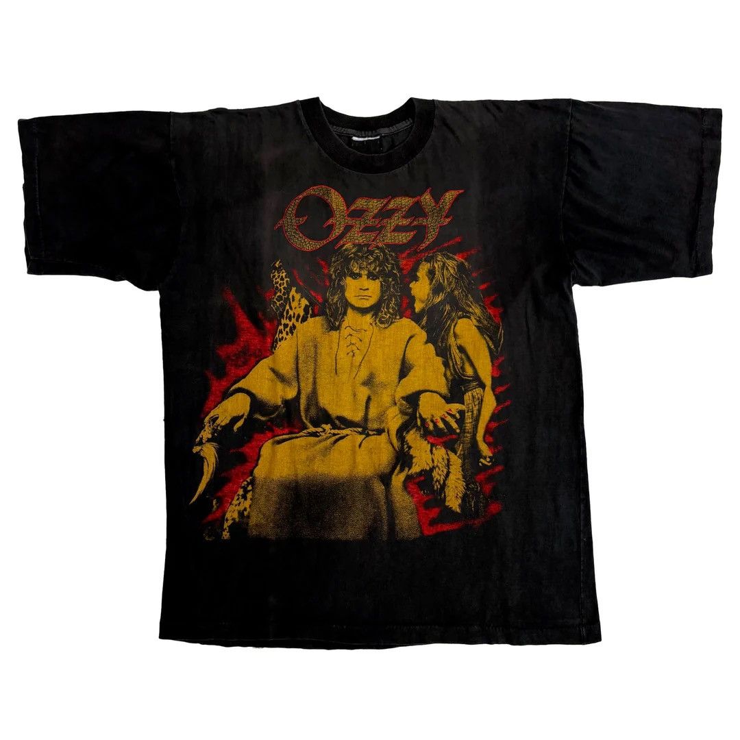 Ozzy Osbourne Ozzy Osbourne 1988 88 80s Vintage Rest Wicked Tour T-Shirt Size US XL / EU 56 / 4 - 1 Thumbnail