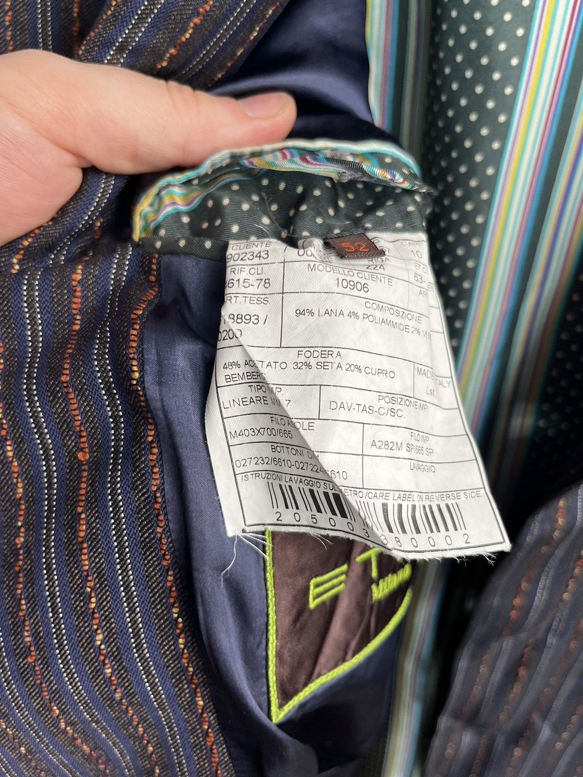 Etro Etro suit size 52 Size 52R - 13 Thumbnail