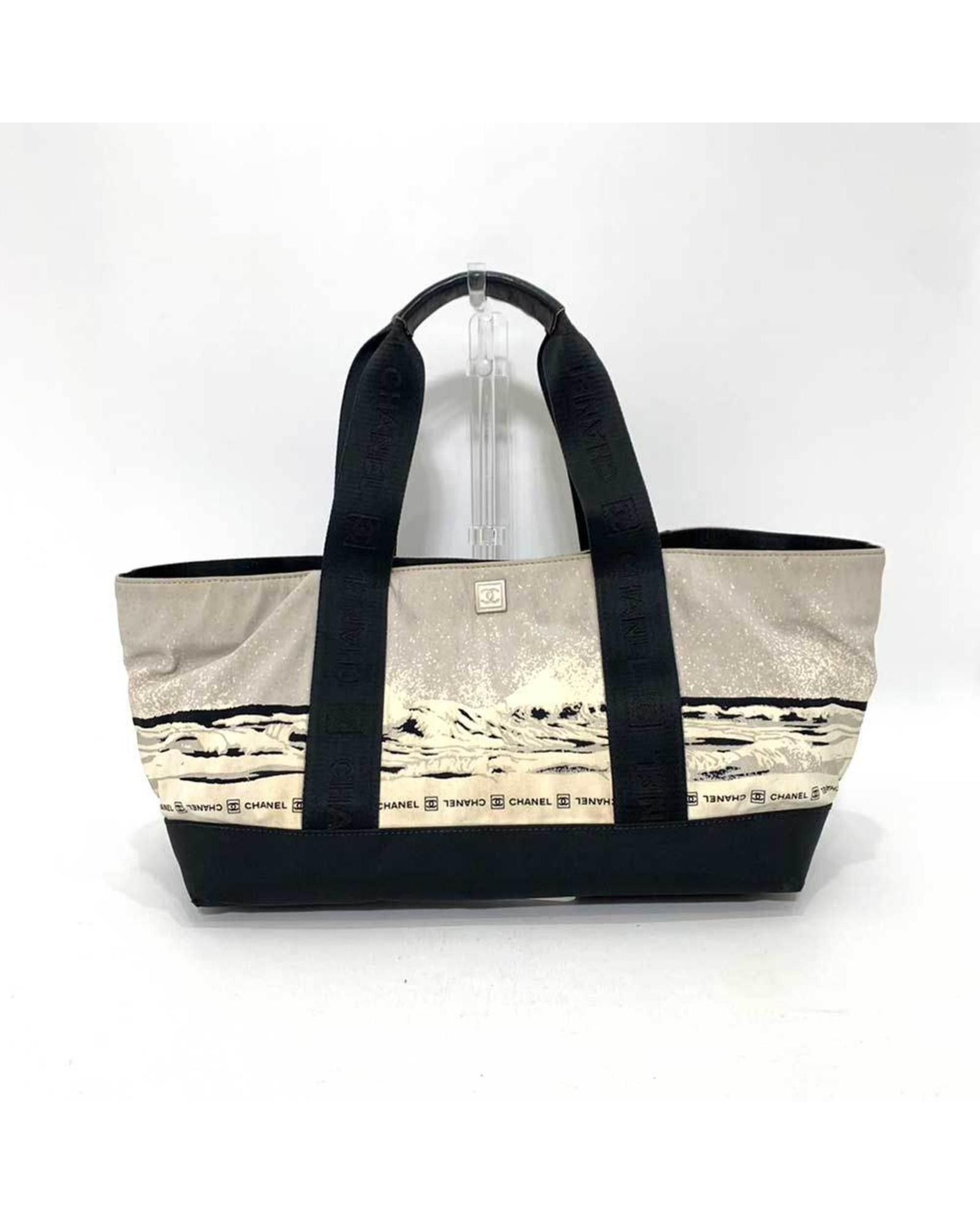 image of Chanel Black Canvas Sport Bag, Women's