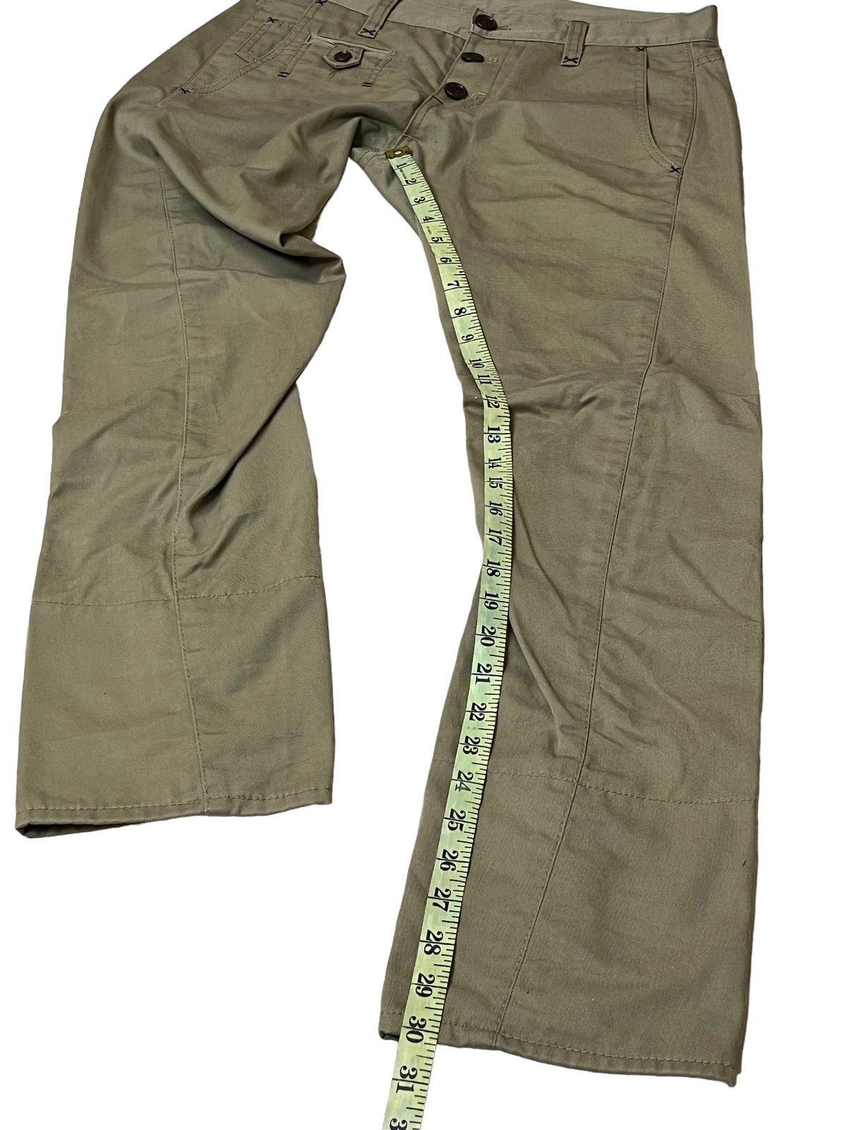 PPFM JAPANESE BRAND PPFM LOW RISE CHINOS PANT Size US 31 - 11 Thumbnail