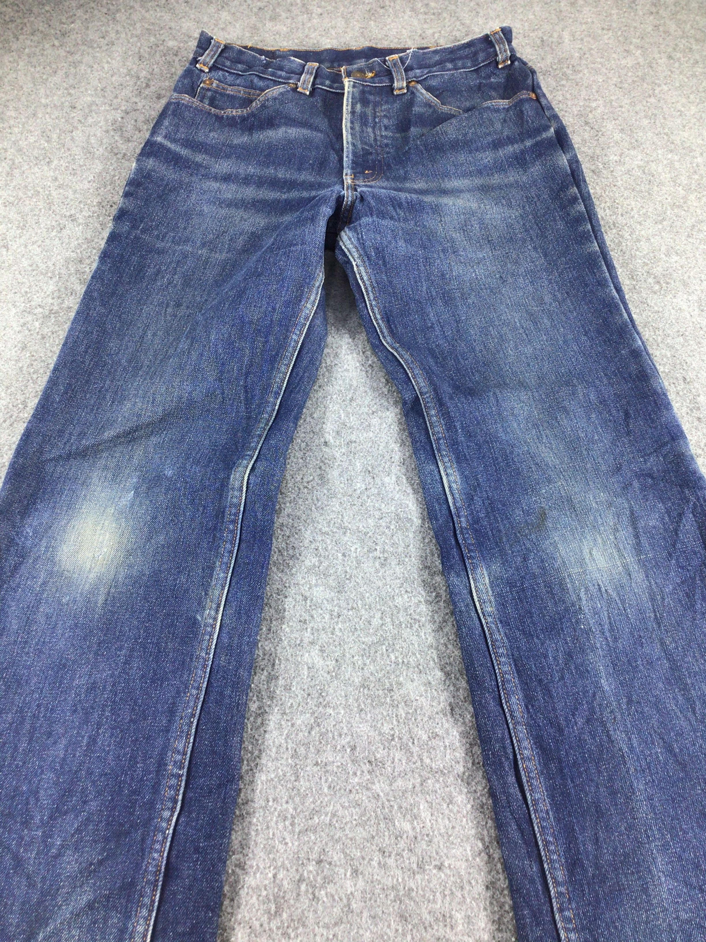 Levi's Vintage 80s Levis Orange Tab Jeans Blue Medium Wash-J381 Size US 30 / EU 46 - 3 Thumbnail