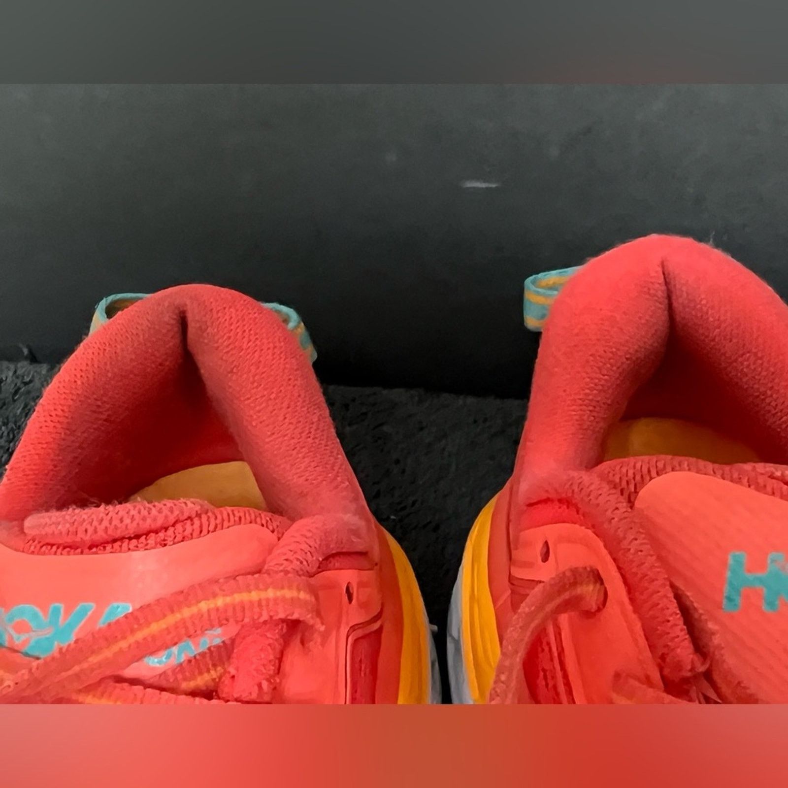 Hoka Hoka One One Womens Bondi 7 Coral Running Shoes Sneakers 6.5 Size US 6.5 / IT 36.5 - 11 Thumbnail
