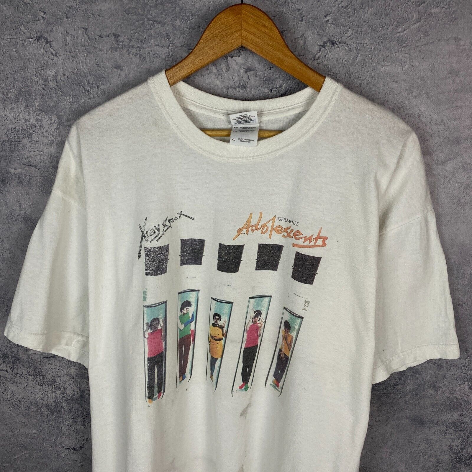 Band Tees X-Ray Spex Tee Men's Size XL White Short Sleeve ` Size US XL / EU 56 / 4 - 2 Thumbnail