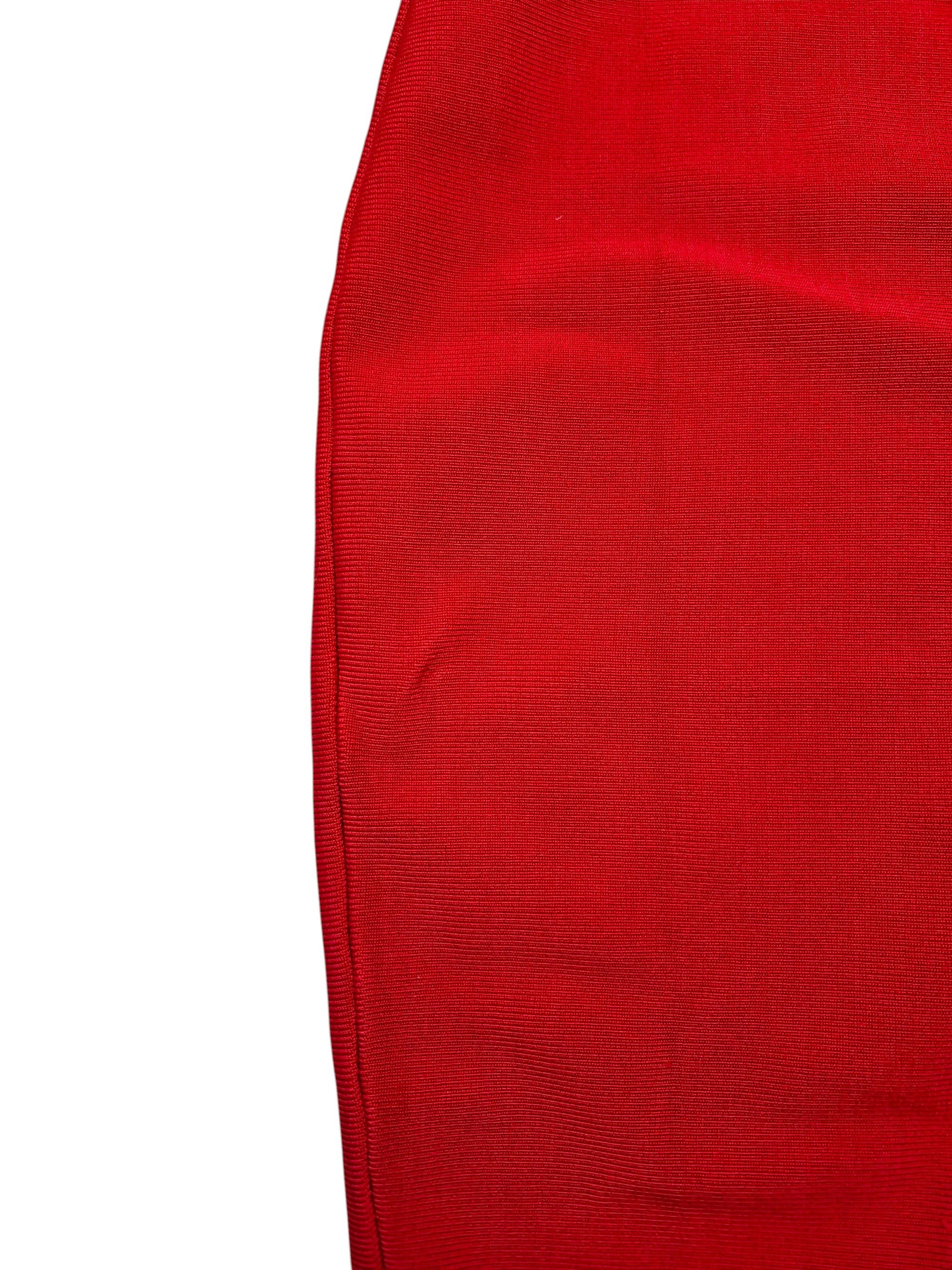 House of CB House of CB Red Bandage Halter Dress Verbena Cross Front Size L / US 10 / IT 46 - 11 Thumbnail