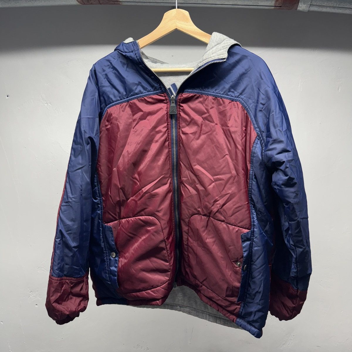 Adidas Vintage Adidas Reversible Nylon Cotton Jacket Size US XL / EU 56 / 4 - 2 Thumbnail
