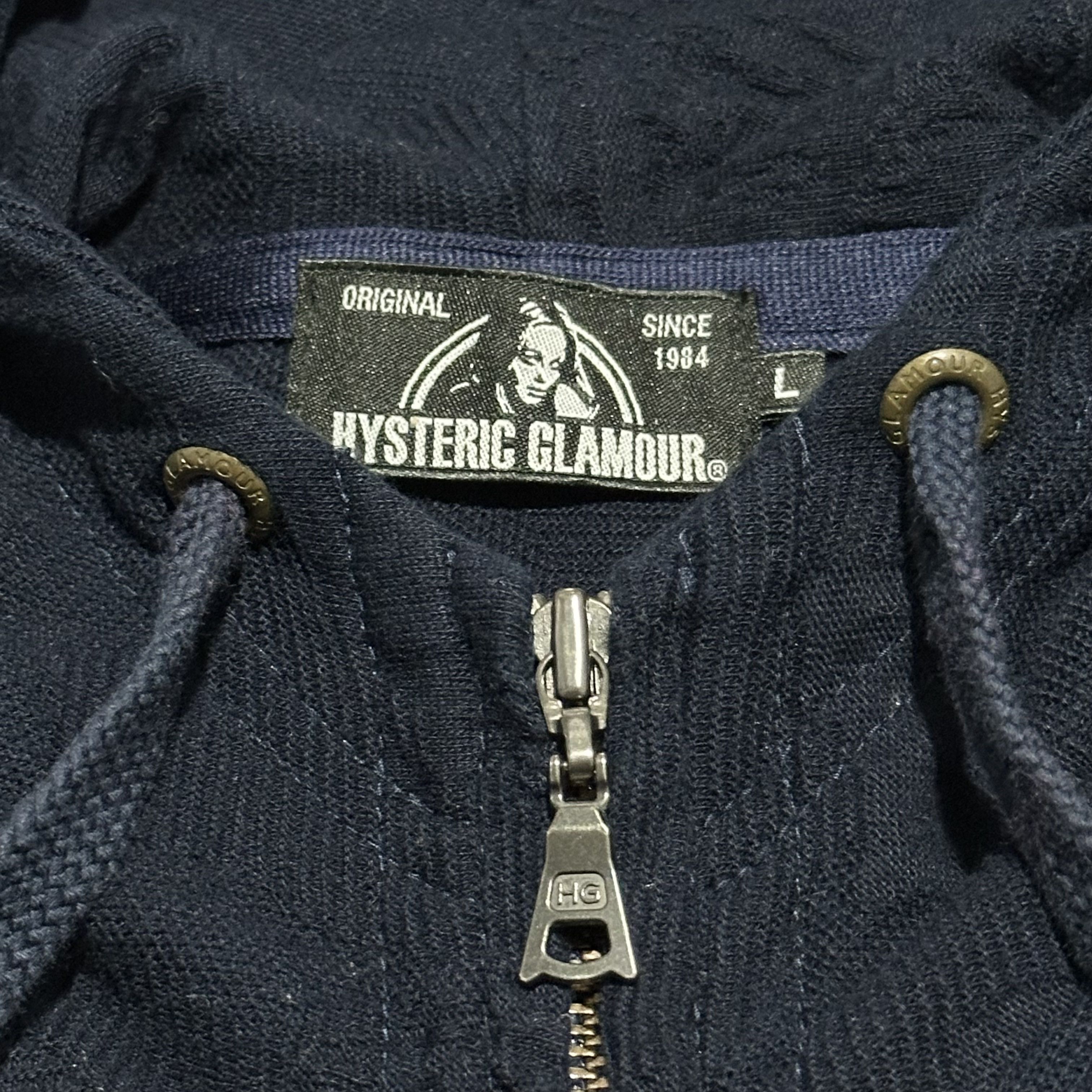Hysteric Glamour Hysteric Glamour Full Print Embos Zip up Hoodie Size US L / EU 52-54 / 3 - 7 Thumbnail