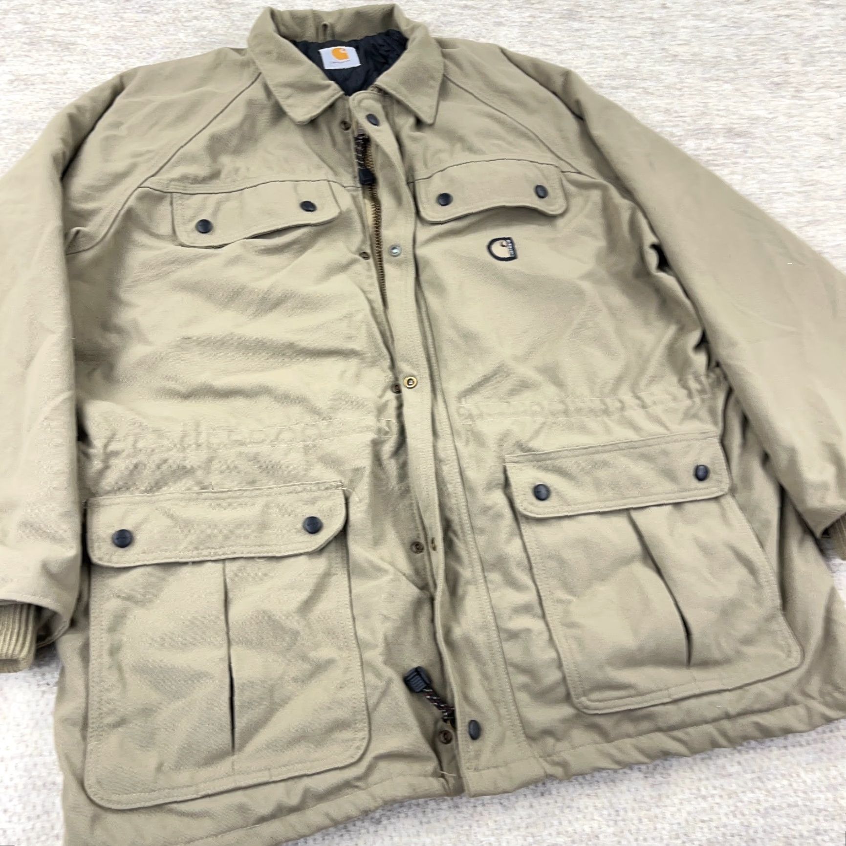 Carhartt VINTAGE Carhartt Jacket Chore Coat Duck Canvas Large C41 Quilted Lined Brown Mens USA 90s Winter Fall Spring Shirt/Jacket Size US L / EU 52-54 / 3 - 2 Thumbnail