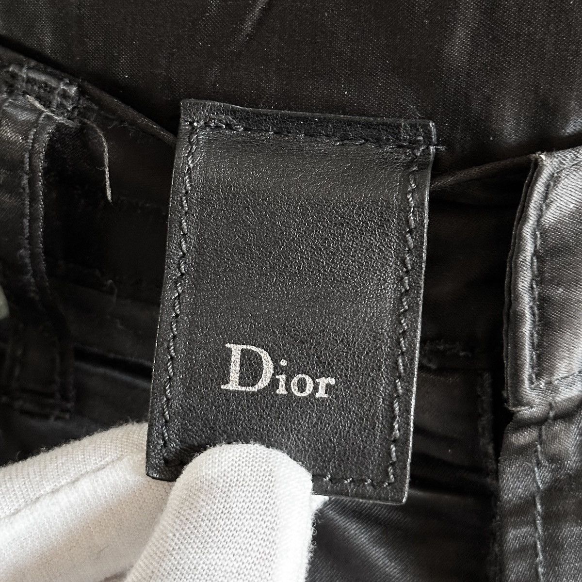 Dior × Hedi Slimane Dior Homme AW06 5 Pocket Satin Pants Size US 31 - 5 Thumbnail