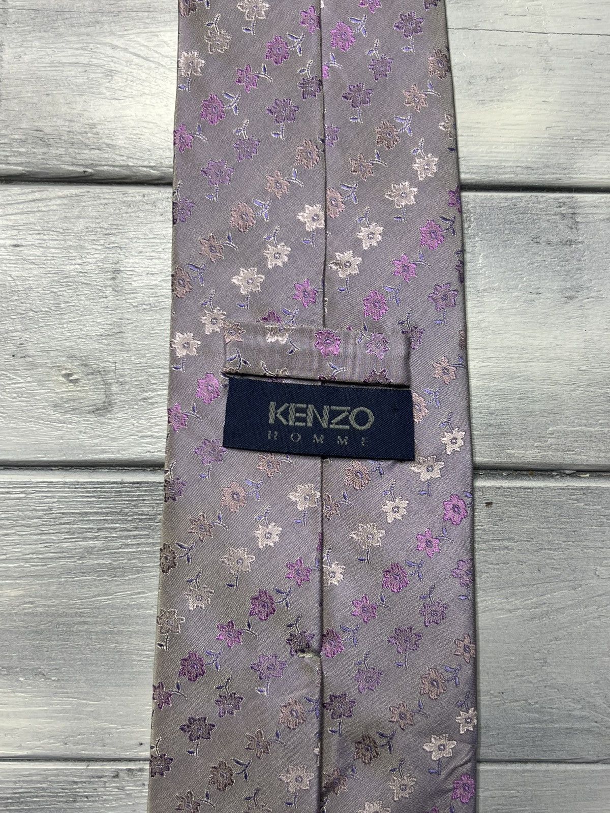 Kenzo Rare Luxury Tie Kenzo Flowers Size ONE SIZE - 6 Thumbnail