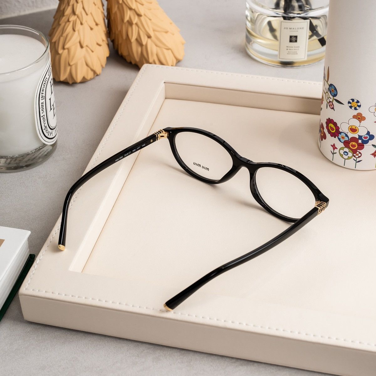 Miu Miu MIU MIU 0MU 09XV 1AB1O1 GLASSES Size ONE SIZE - 4 Thumbnail