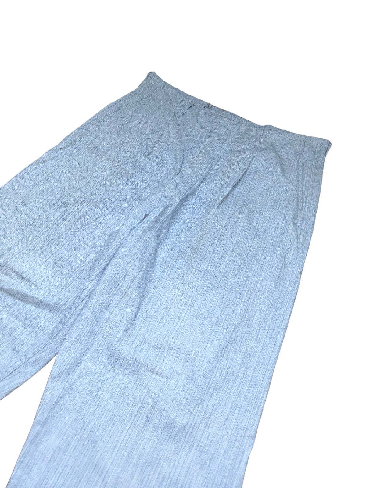 Japanese Brand 80s Military Blue Pants Talon Zipper Size US 31 - 5 Thumbnail