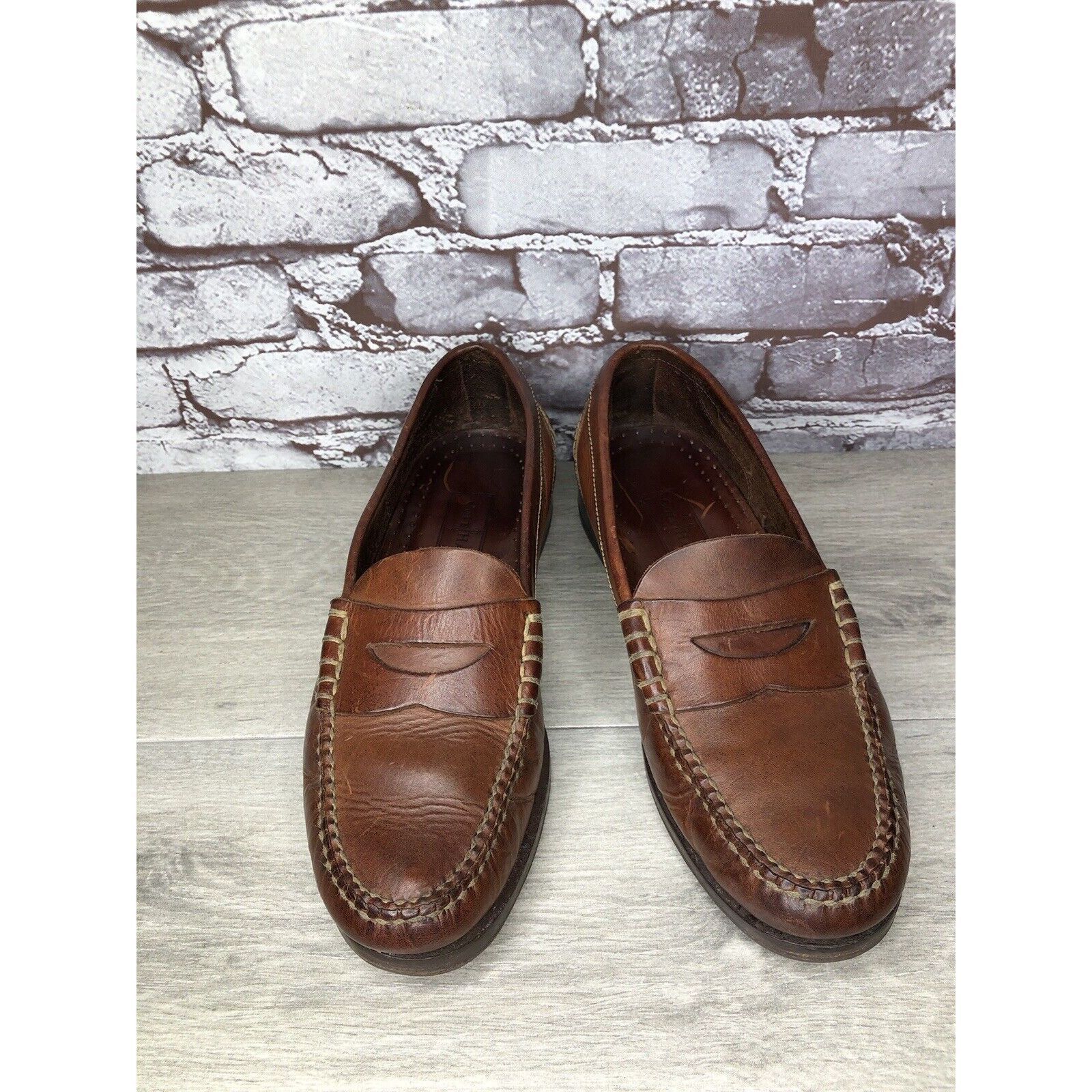 Cole Haan Cole Haan Dark Brown Leather Penny Loafers Casual Shoes Men’ Size US 11.5 / EU 44-45 - 12 Thumbnail