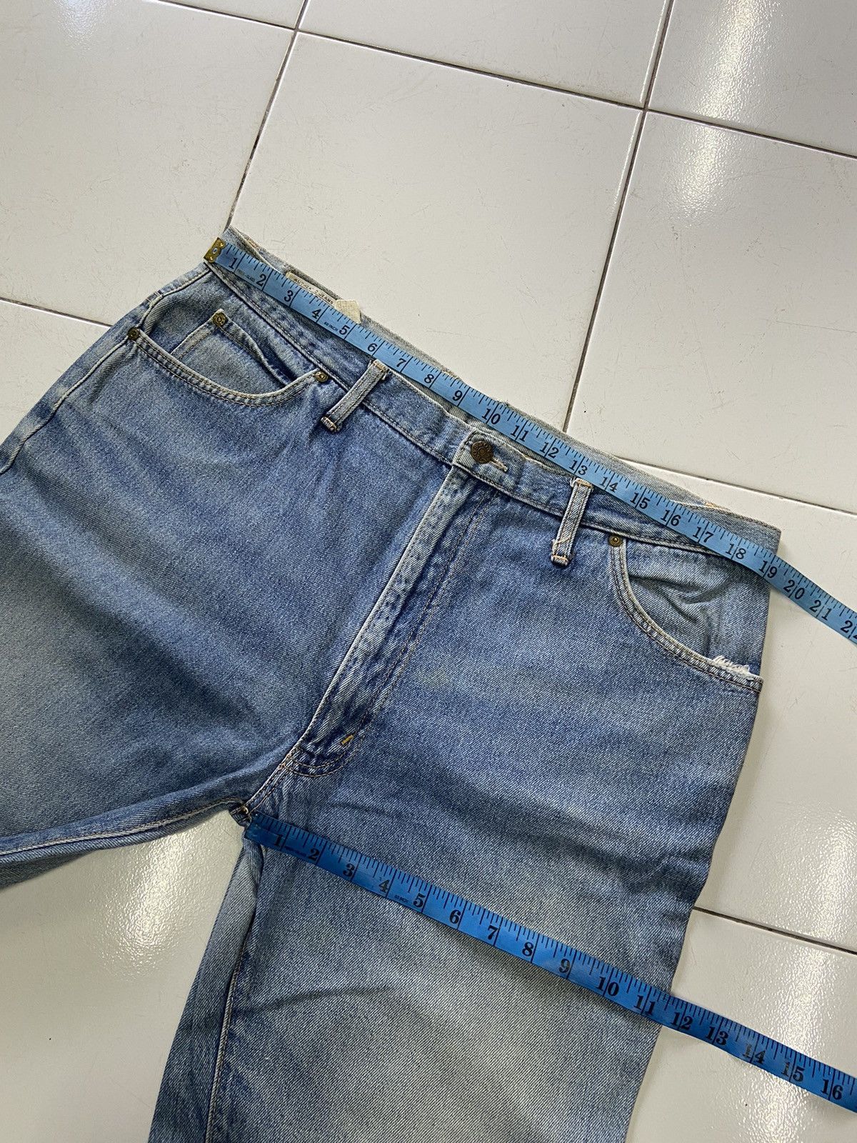 Vintage VINTAGE BOBSON STRAIGHT CUT DENIM JEANS Size US 38 / EU 54 - 10 Thumbnail