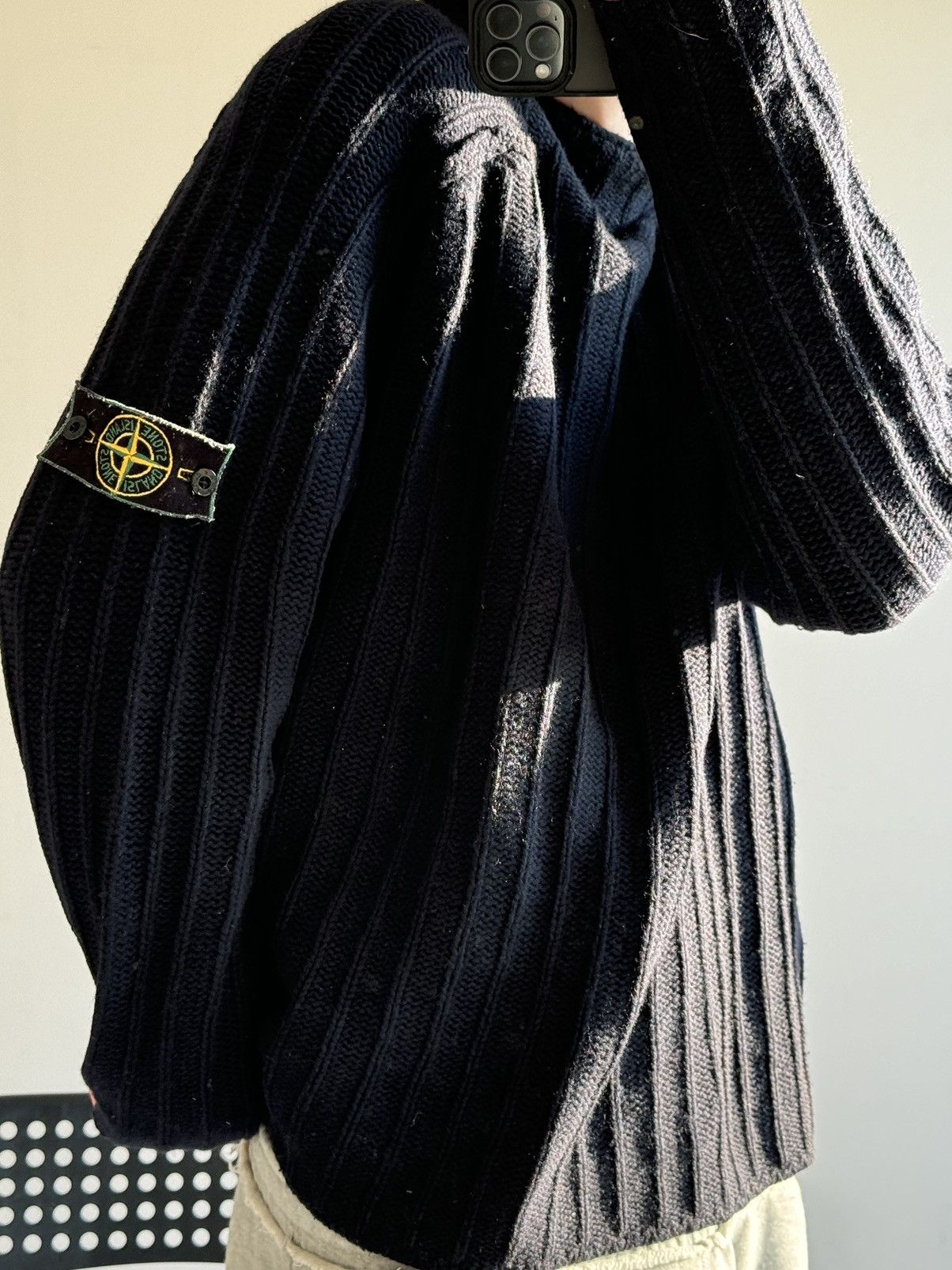 Stone Island F/W 1999 Vintage Stone Island Sweater Knit Rare Hype