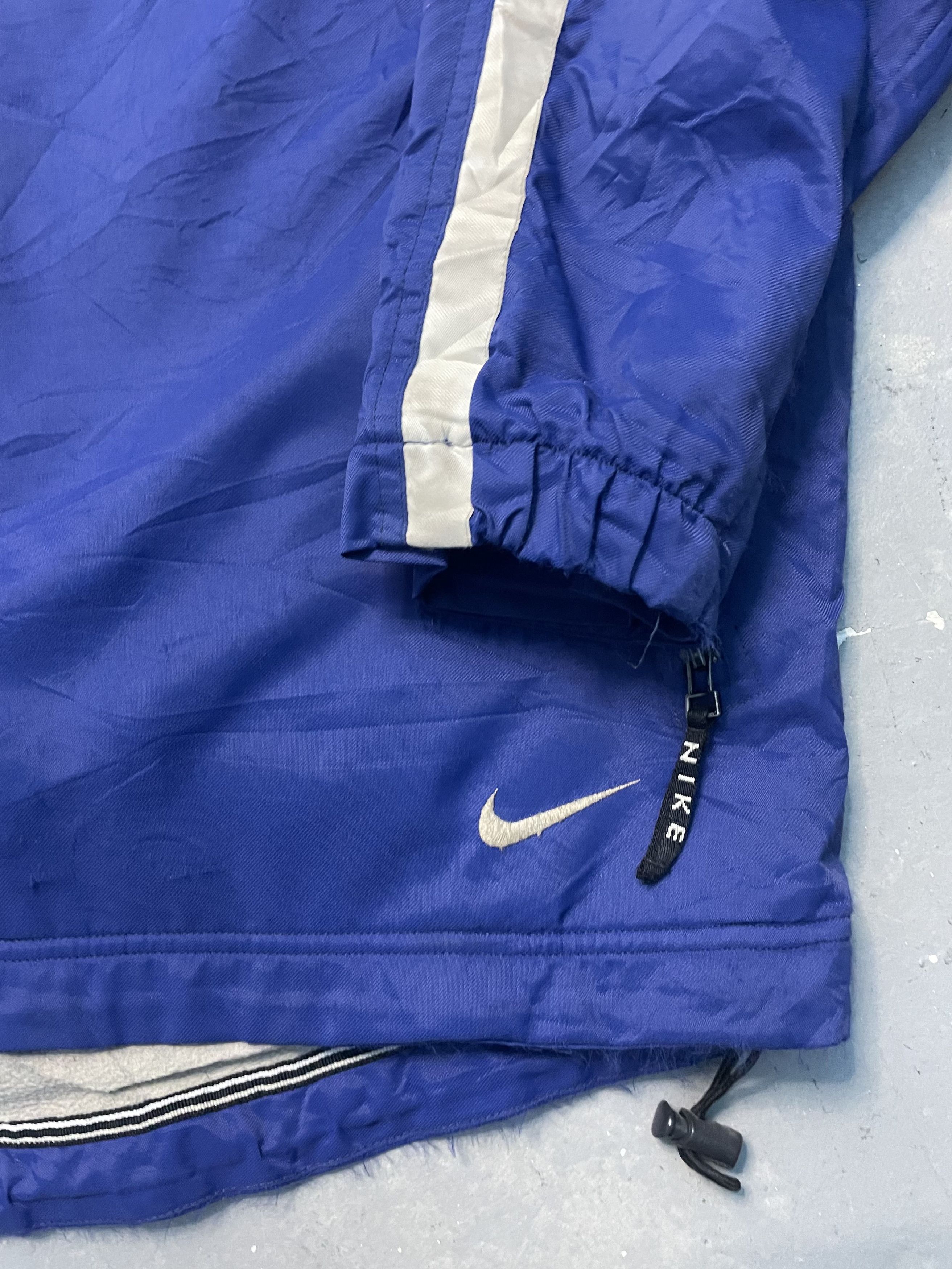 Nike Nike Blue Windbreaker Jacket Size US XL / EU 56 / 4 - 2 Thumbnail