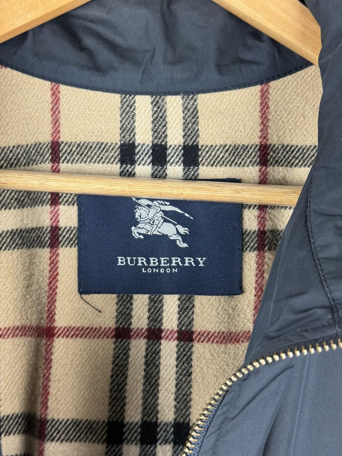 Burberry Burberry London Vintage Nova Check Lined Windbreaker Jacket Size US XL / EU 56 / 4 - 20 Thumbnail
