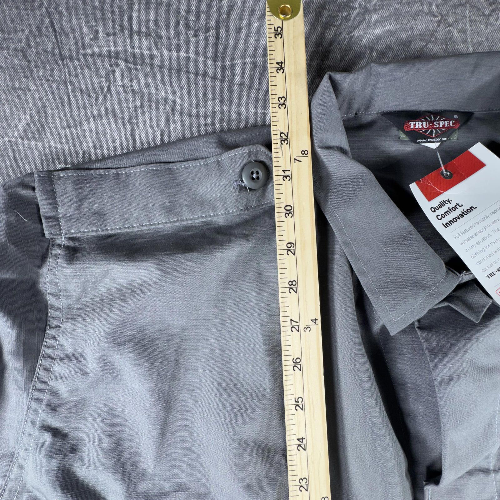 Tru-Spec Tru-Spec Shirt Men's 2XL Long Grey Tactical Front Pocket NEW Size ONE SIZE - 4 Thumbnail