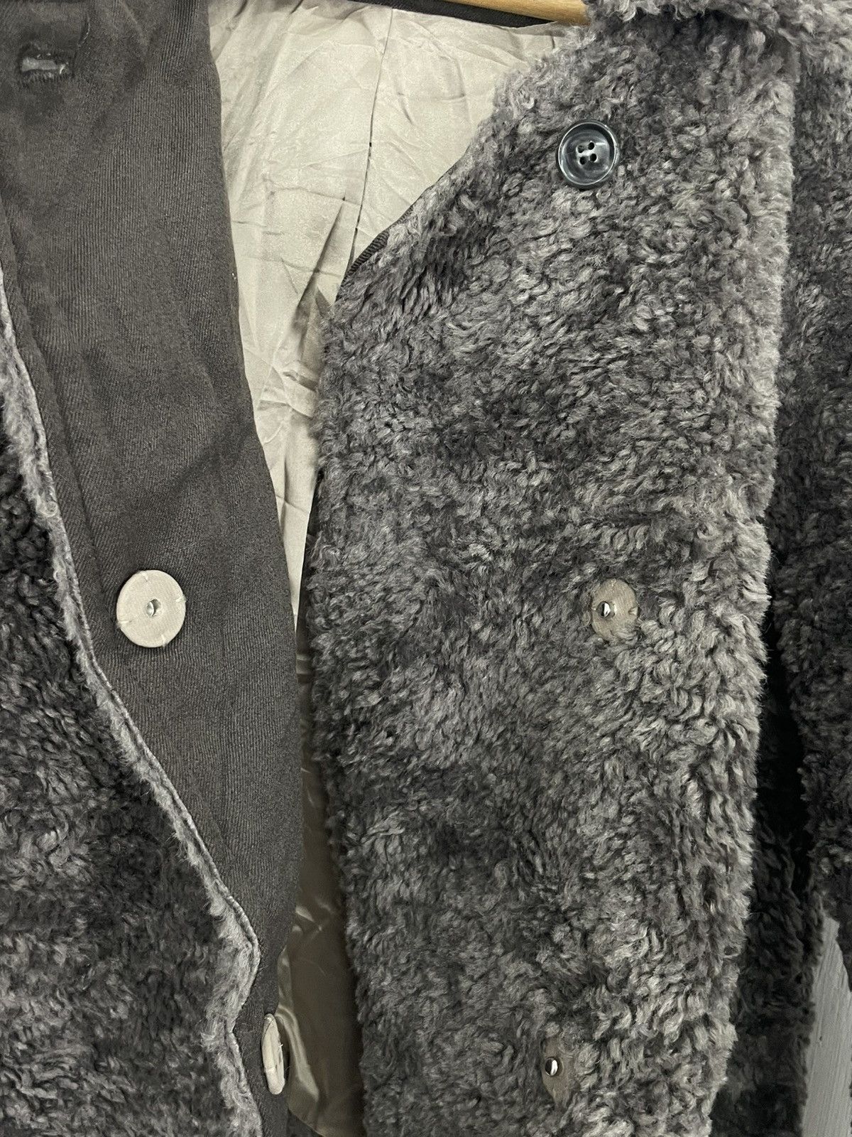 Japanese Brand Cohina Crop Jacket Fur Winter Sherpa Size US M / EU 48-50 / 2 - 9 Thumbnail