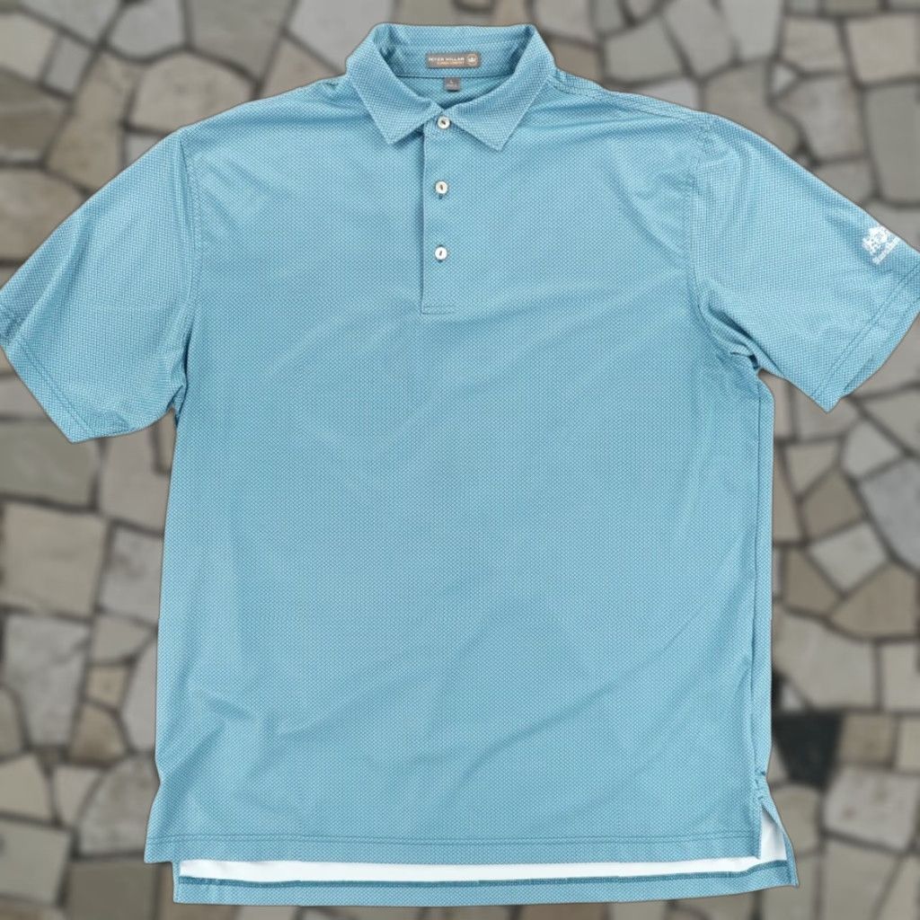 Peter Millar Peter Millar Summer Comfort Stretch Polyester Polo Shirt Teal Men's L Shirt Polo Men Teal Summer Comfort Peter Millar L Mens Size US L / EU 52-54 / 3 - 1 Thumbnail