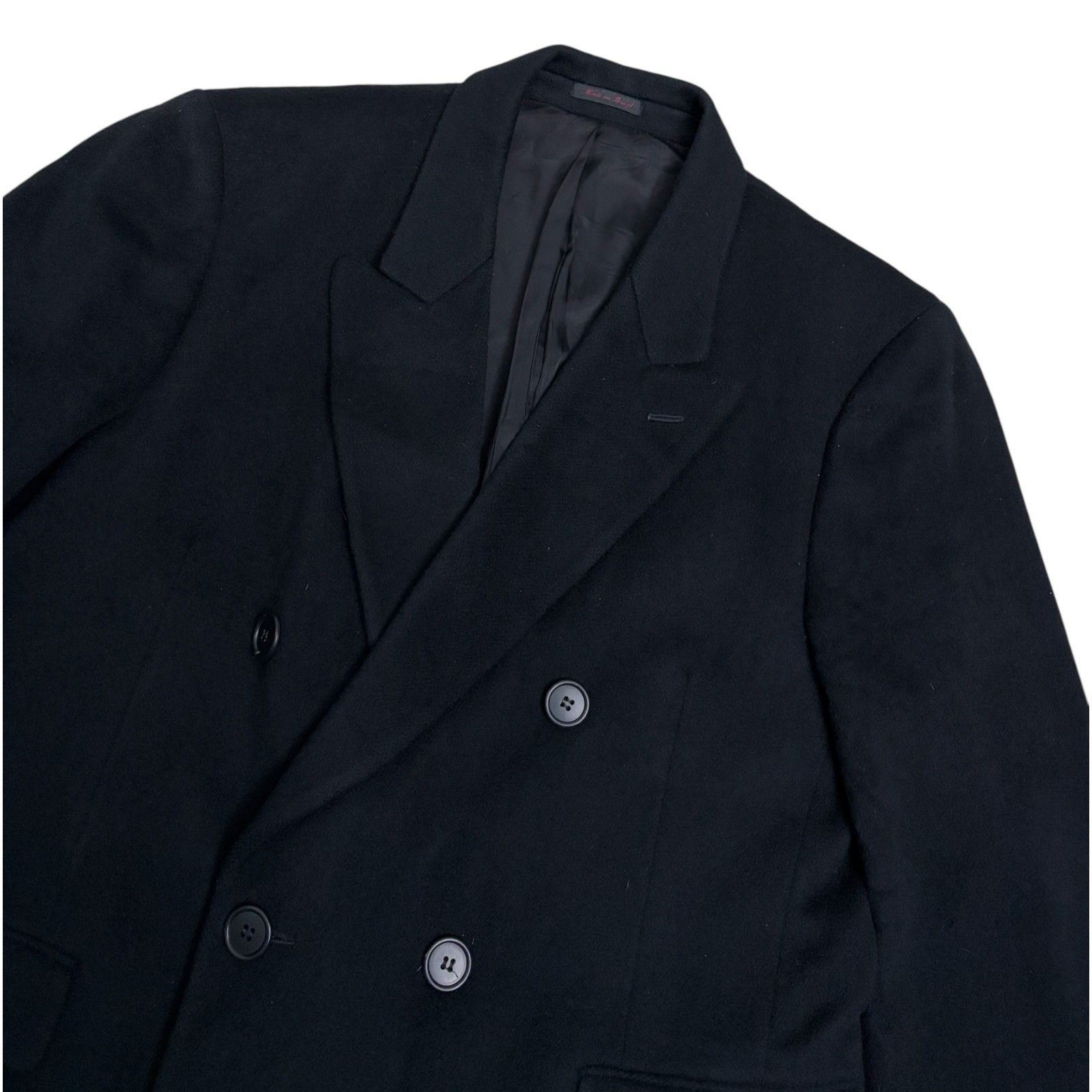 Cerruti 1881 NINO CERRUTI RUE ROYALE Pure Wool Vintage 90s Pea Coat XL Size US XL / EU 56 / 4 - 6 Thumbnail