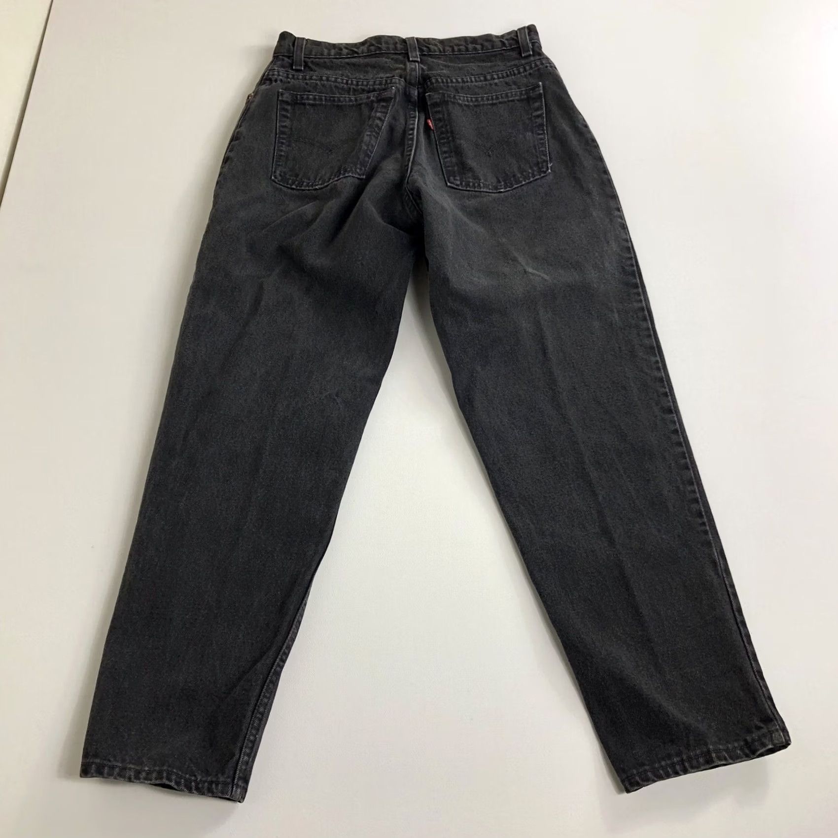 Levi's WOMENS LEVI'S 513 STRAIGHT LEG STRETCH JEANS OFF BLACK W30 L28 Regular Size 30 5-Pocket Denim Vintage No Size 30" / US 8 / IT 44 - 2 Thumbnail